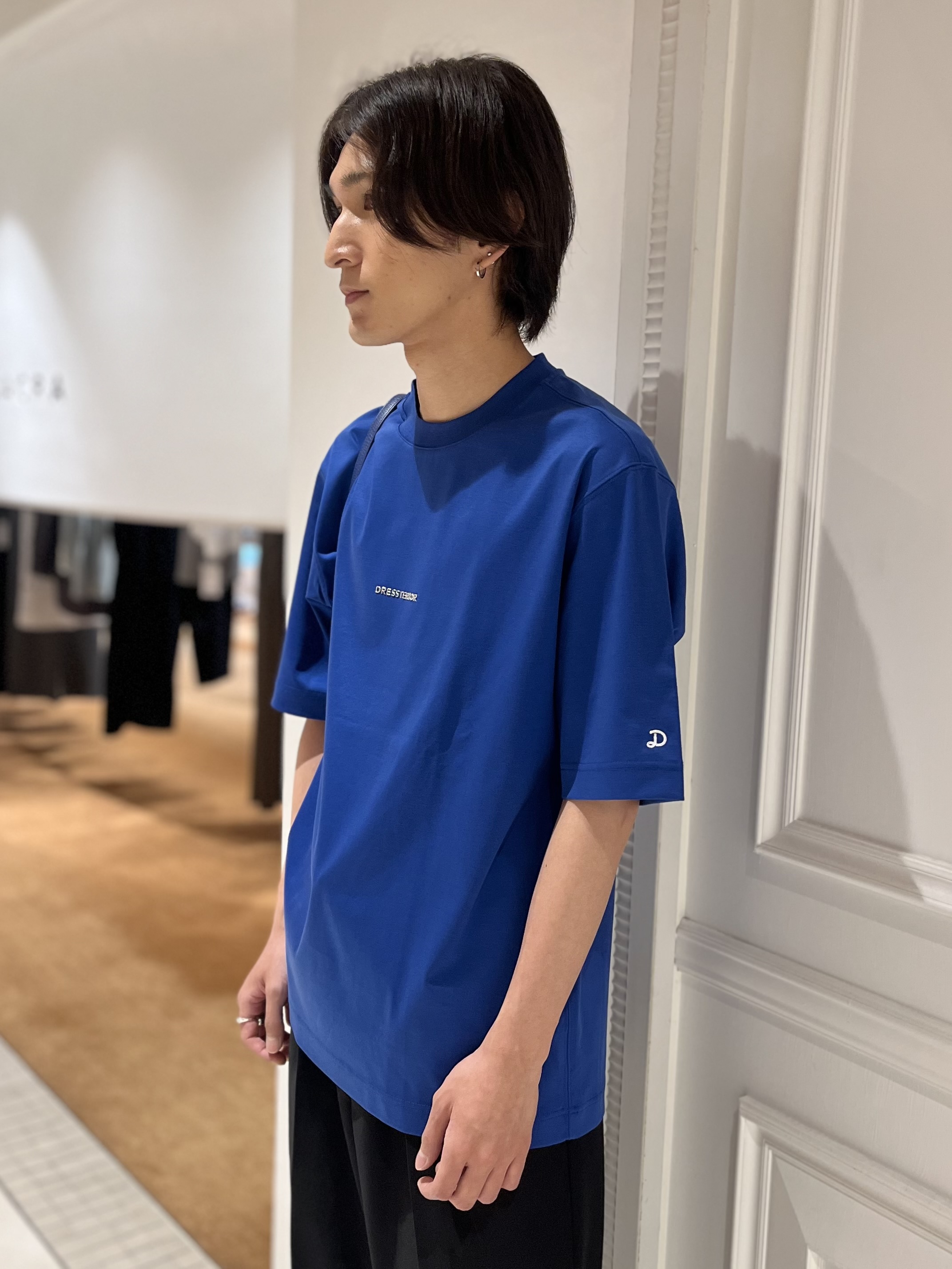 Watanabeさんの「DRESSTERIOR｜【接触冷感／抗菌防臭／消臭】ICE CLEAR COTTON NINEストリートTシャツ」を使ったコーディネート