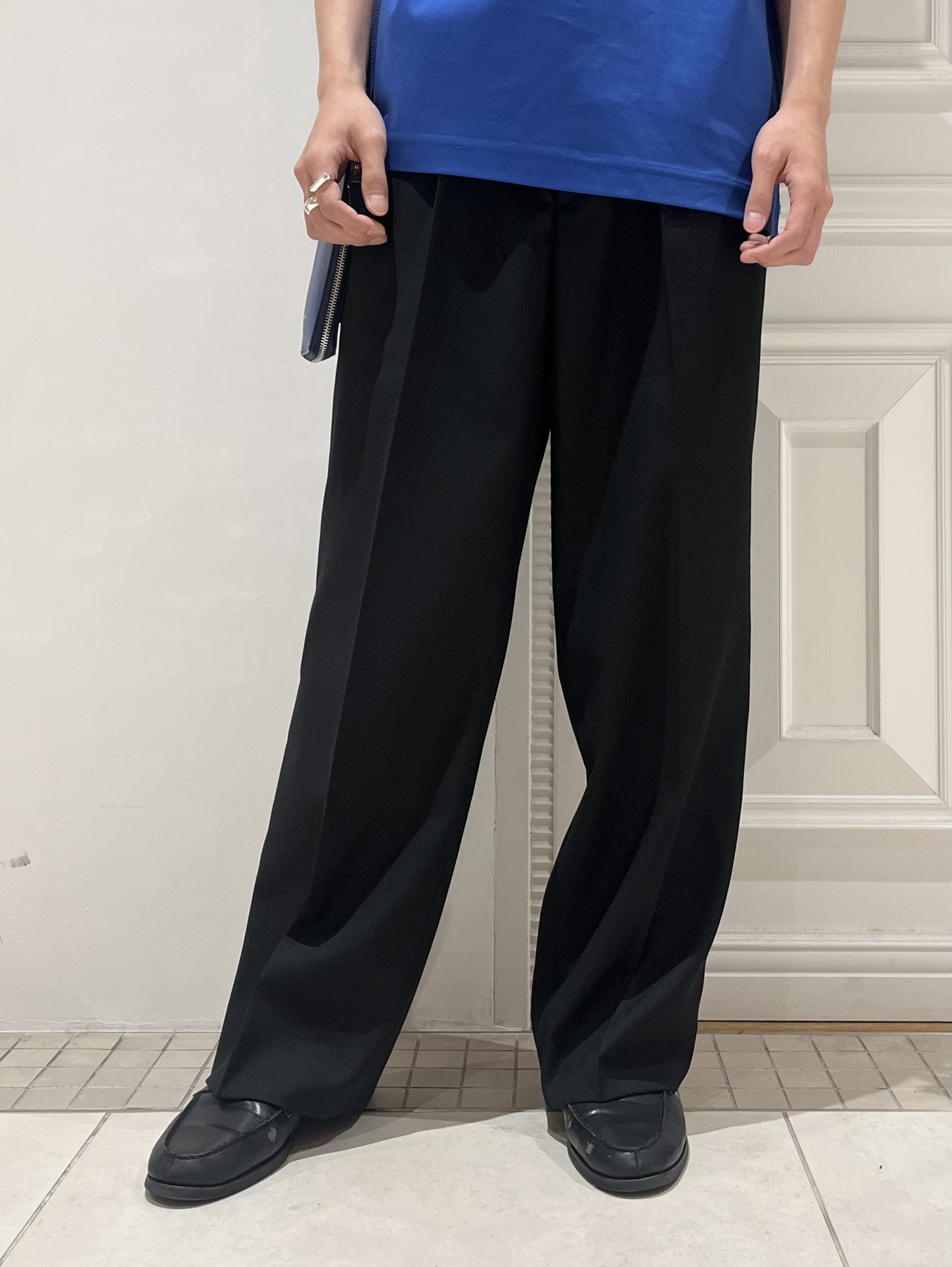 Watanabeさんの「DRESSTERIOR｜【接触冷感／抗菌防臭／消臭】ICE CLEAR COTTON NINEストリートTシャツ」を使ったコーディネート