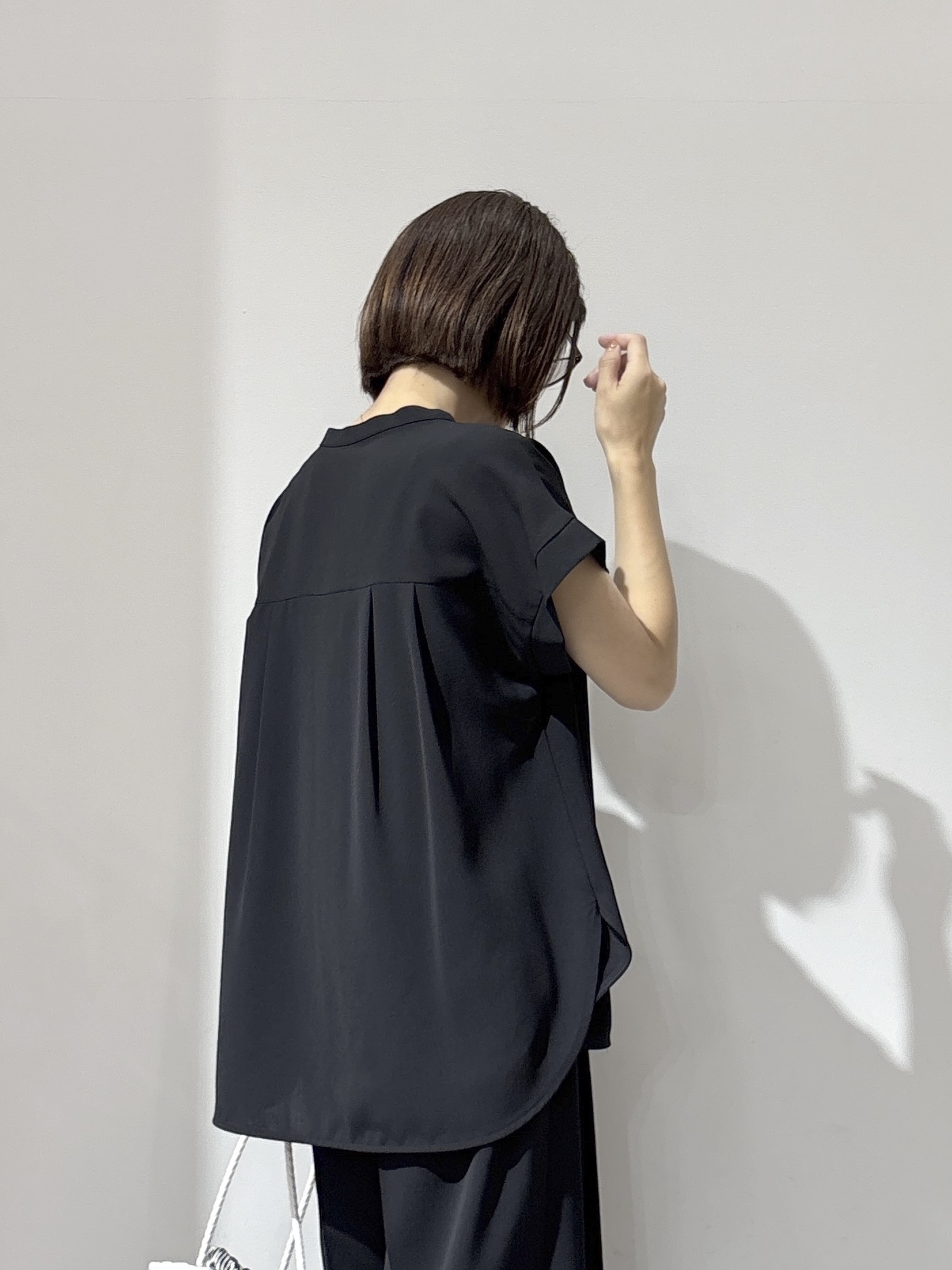 NAKAさんの「OPAQUE.CLIP｜【ストレッチ／防シワ／洗濯機OK】スキッパーブラウス《SS～LL／5col／セットアップ可》」を使ったコーディネート