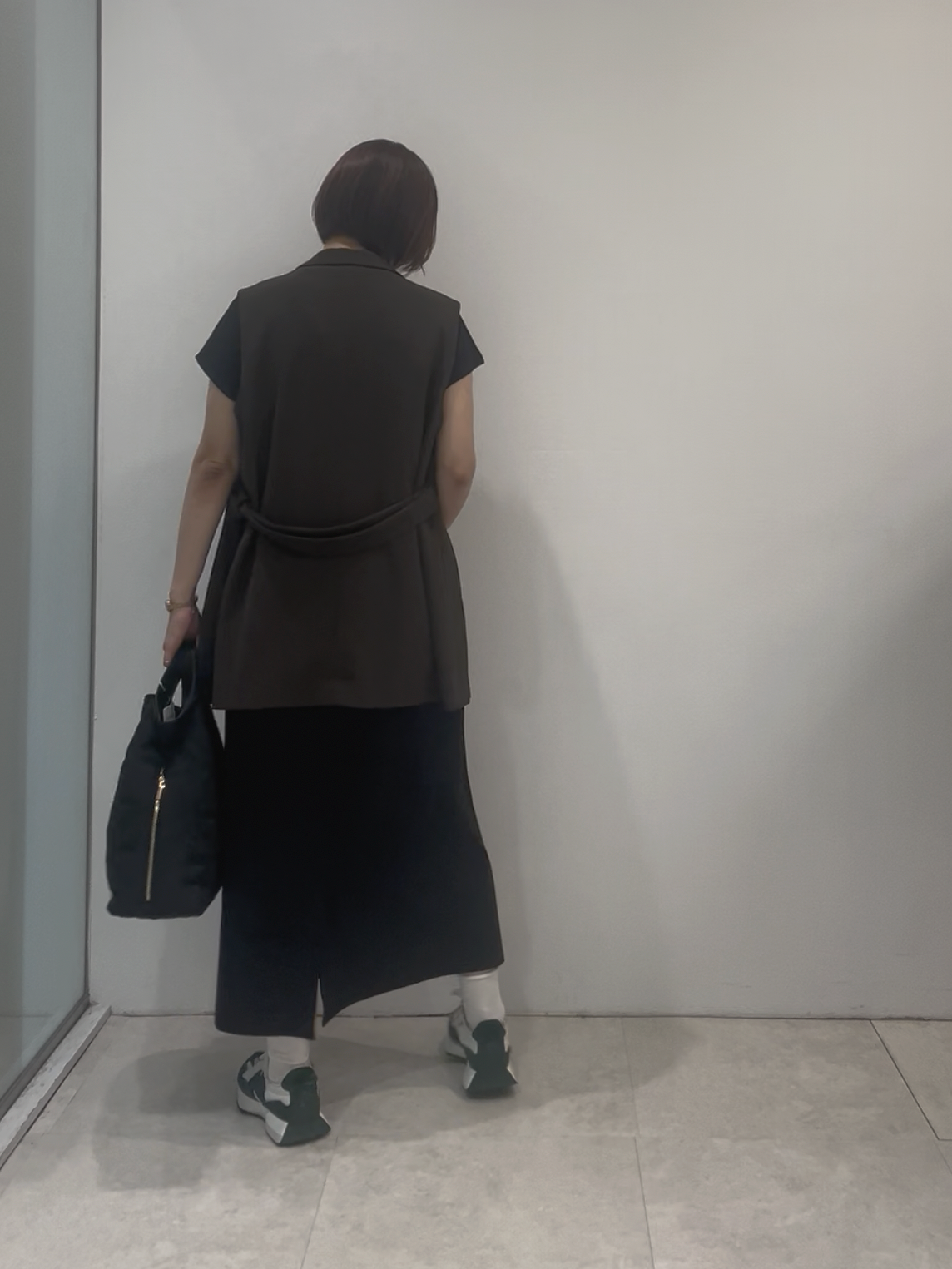 まどかさんの「UNTITLED｜【セットアップ可】テーラードカラーミディアム丈ジレ」を使ったコーディネート