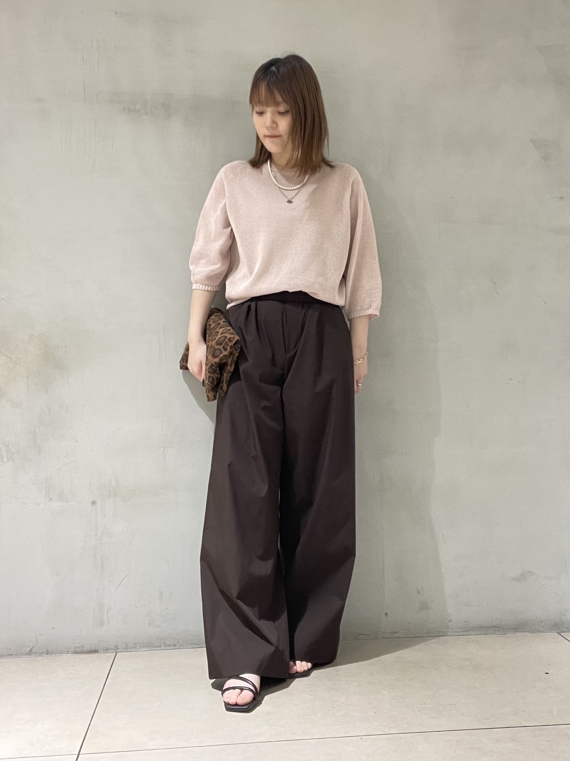 ゆいさんの「UNTITLED｜【洗える/ゆったり】クルーネックドライニット」を使ったコーディネート