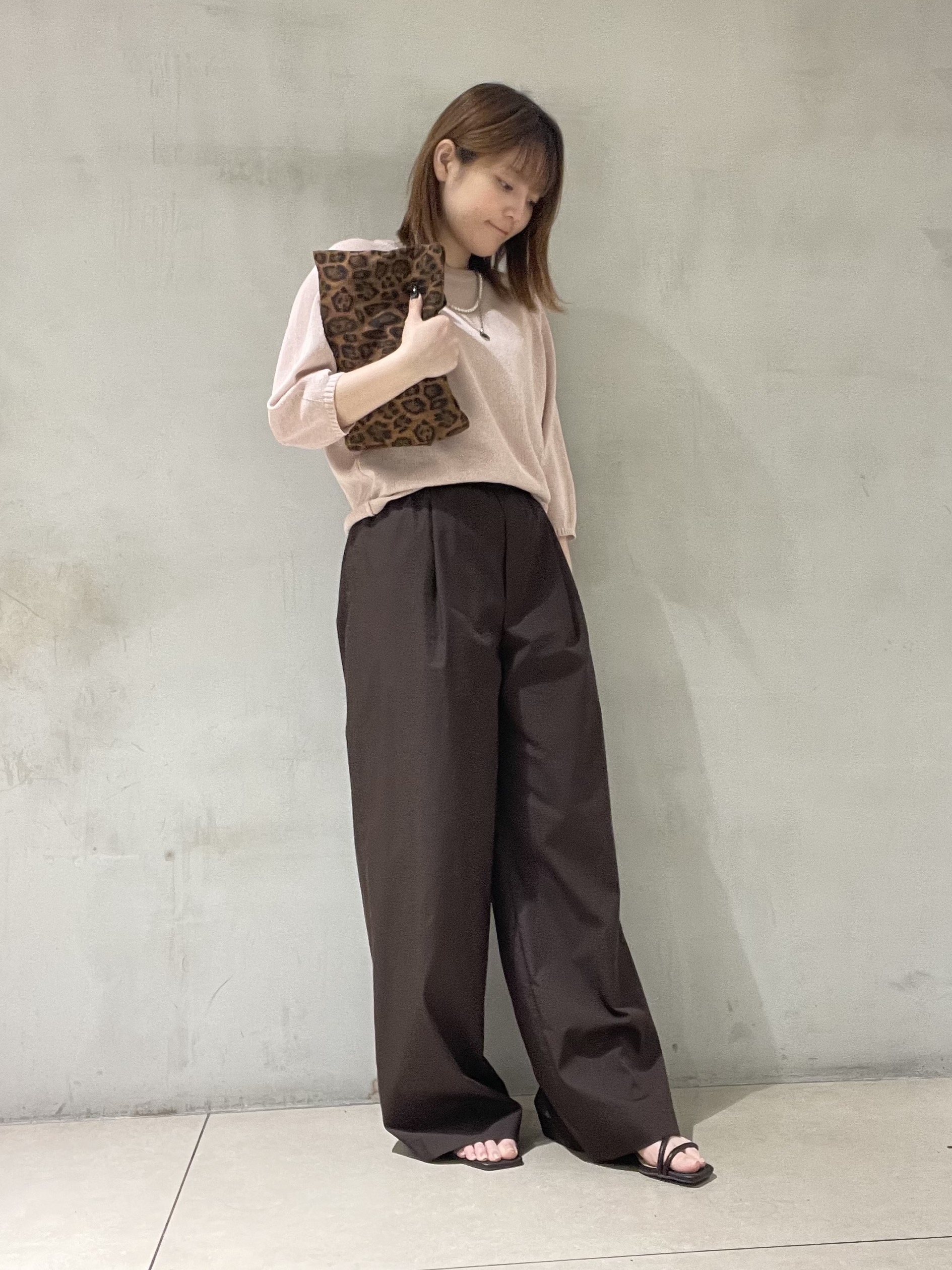 ゆいさんの「UNTITLED｜【洗える/ゆったり】クルーネックドライニット」を使ったコーディネート