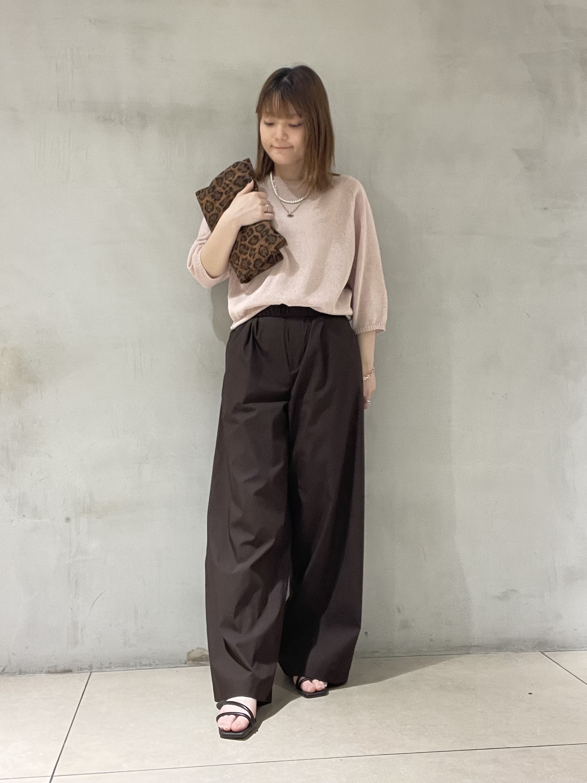 ゆいさんの「UNTITLED｜【洗える/ゆったり】クルーネックドライニット」を使ったコーディネート
