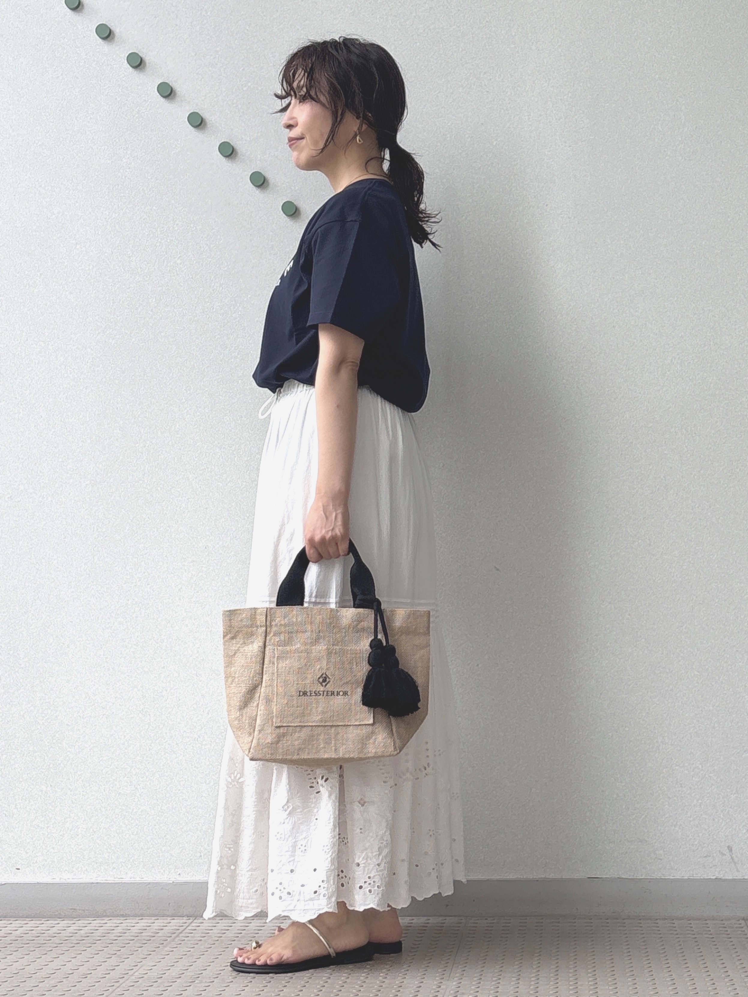 kawamuraさんの「DRESSTERIOR｜ル ミラクルロゴT」を使ったコーディネート