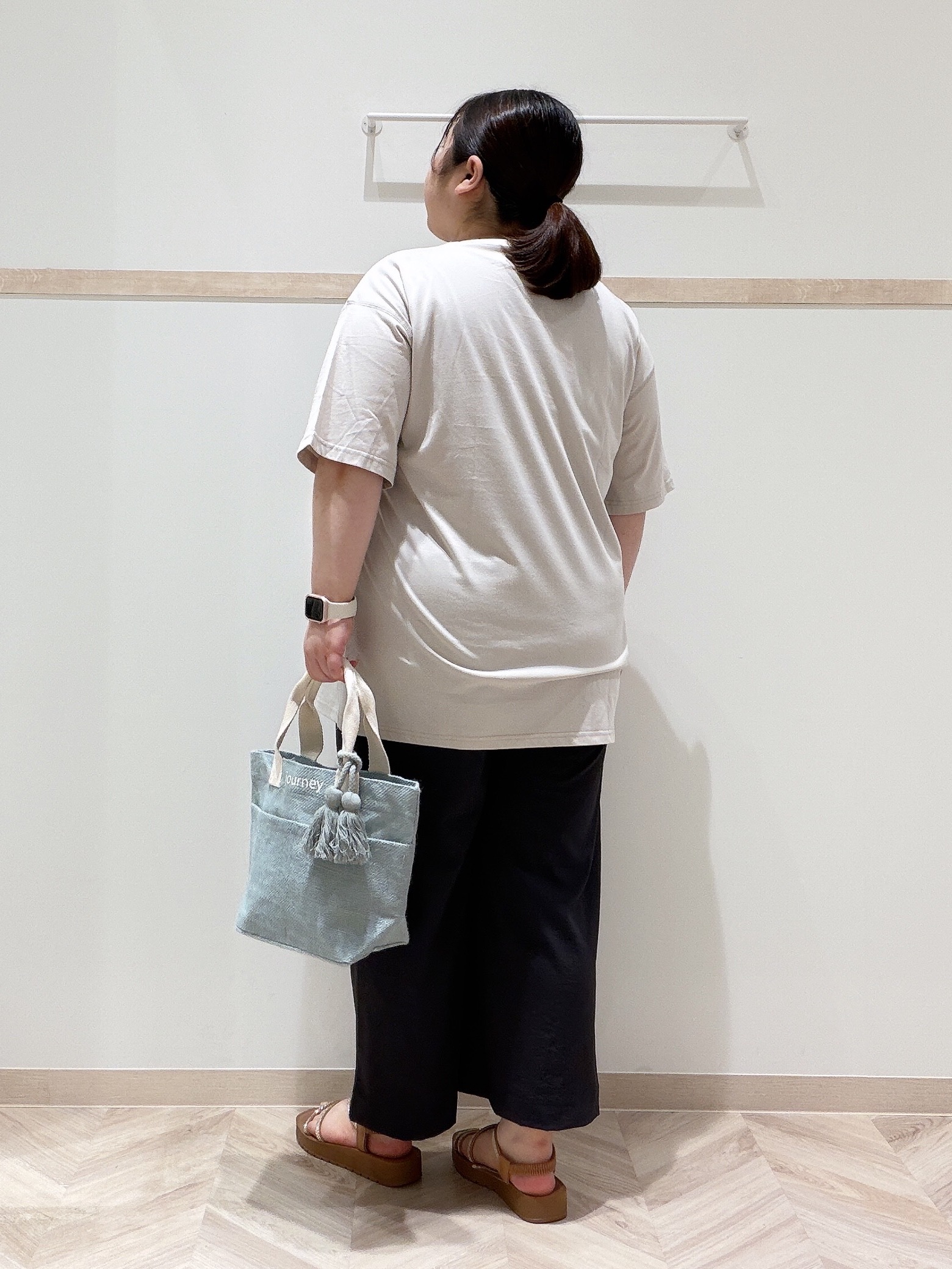 ゆめかさんの「SHOO･LA･RUE｜【体型カバー】ゆるっとBIGアソートTシャツ」を使ったコーディネート