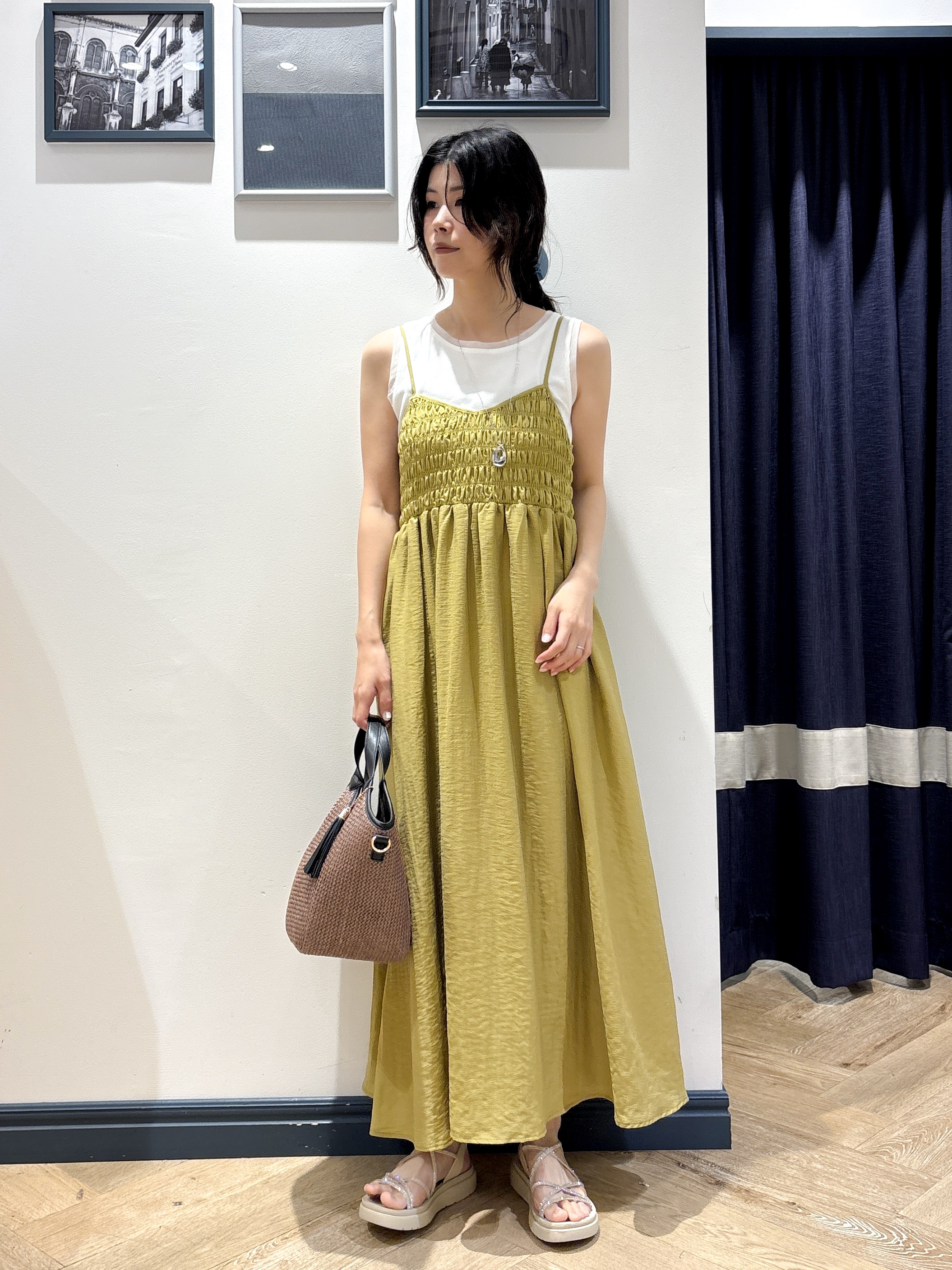 ayakaさんの「grove｜高評価！【洗える/名品】大人の透け感、シアーカーディガン」を使ったコーディネート