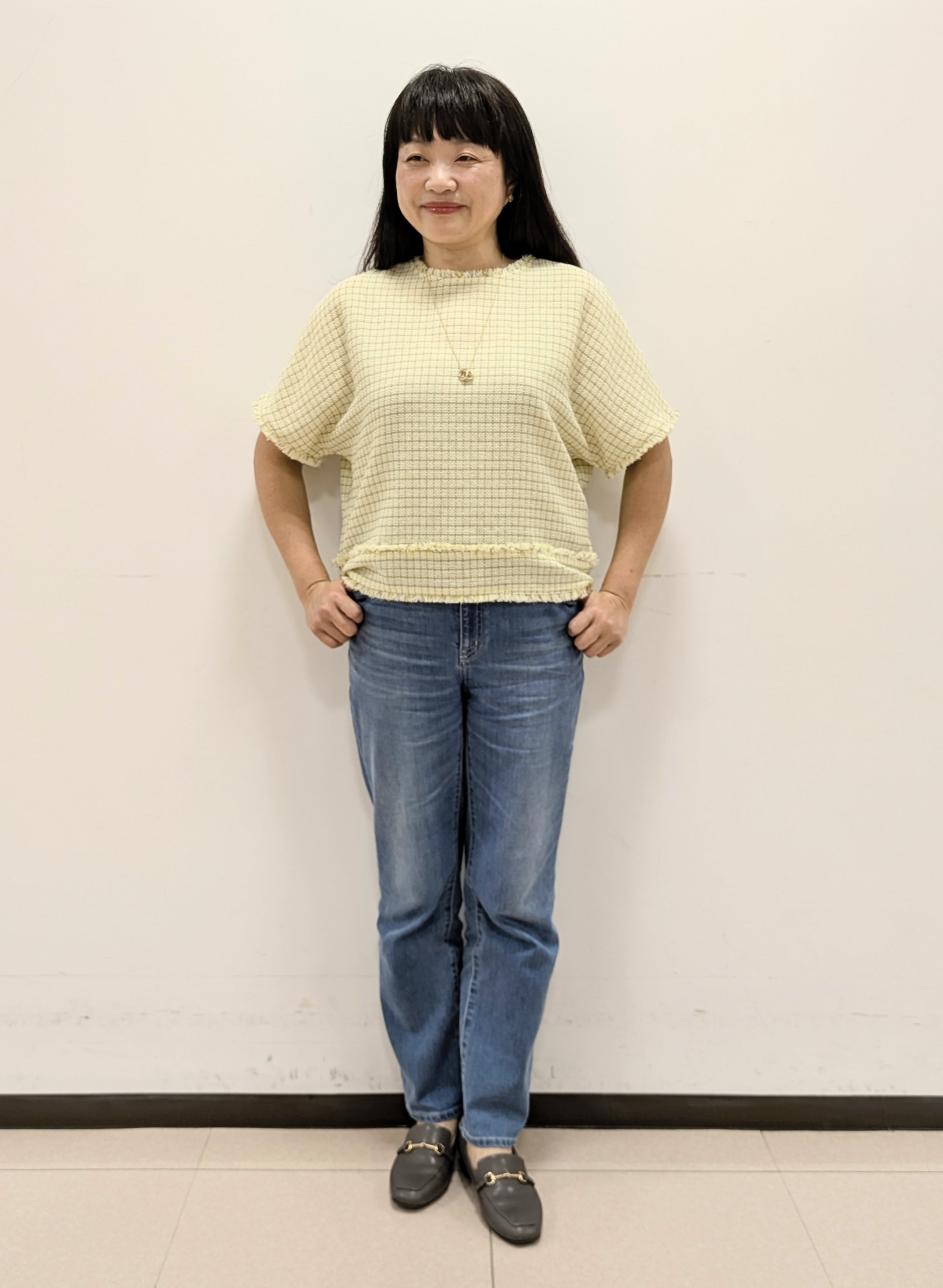 ともさんの「UNTITLED｜【新色追加/人気デニム】MAKE&times;DENIMスリムストレート」を使ったコーディネート