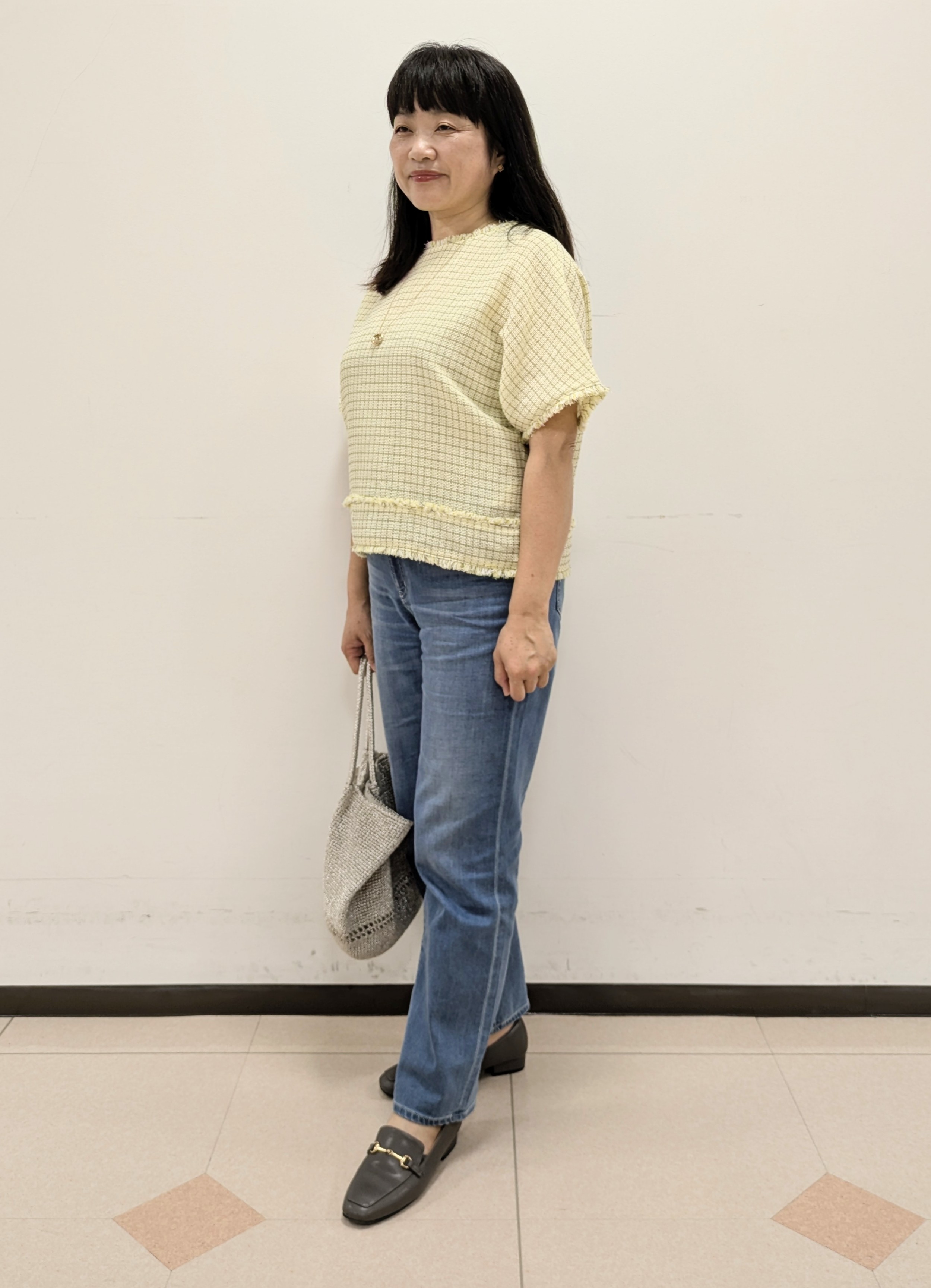 ともさんの「UNTITLED｜【新色追加/人気デニム】MAKE&times;DENIMスリムストレート」を使ったコーディネート
