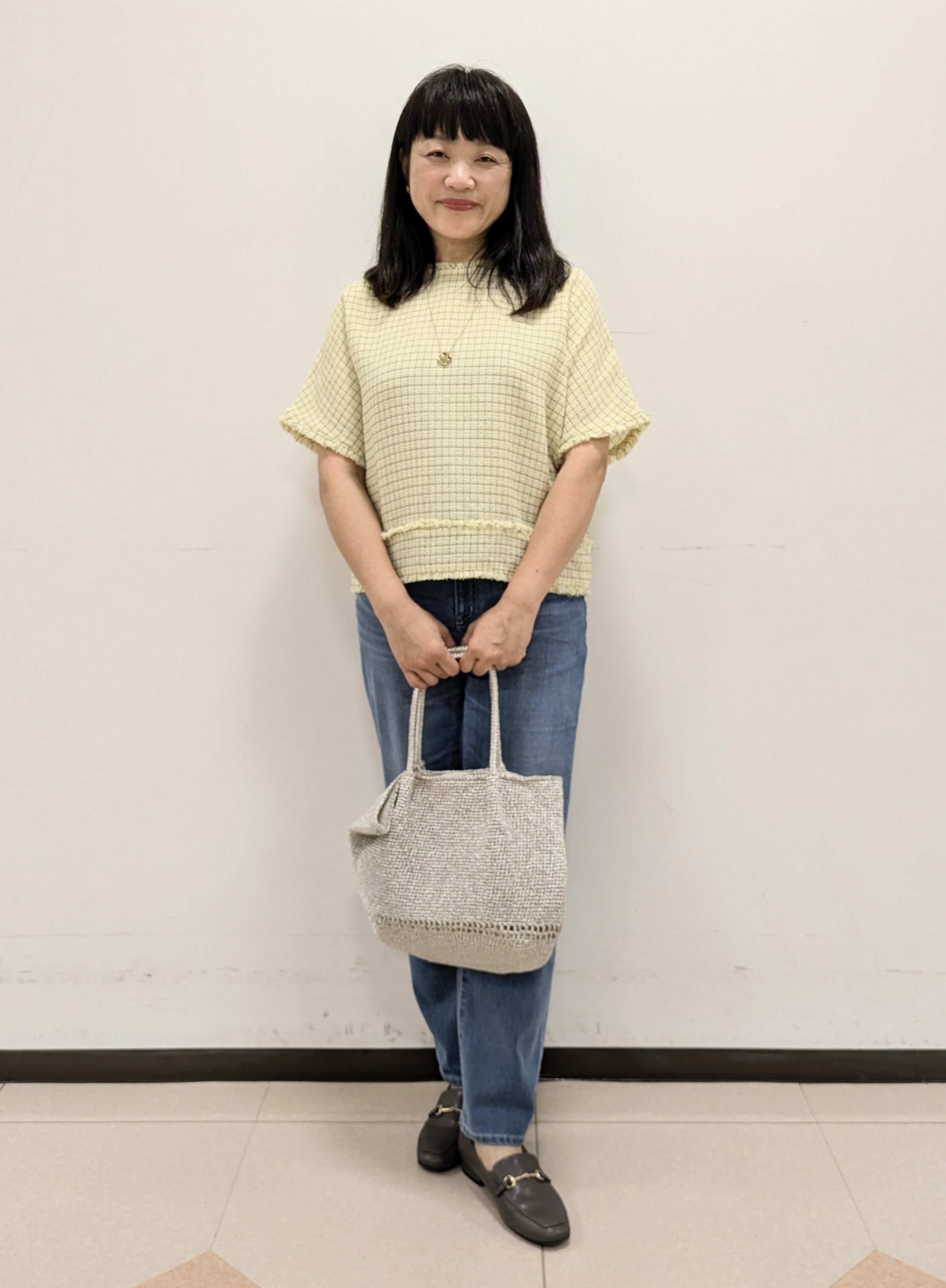 ともさんの「UNTITLED｜【新色追加/人気デニム】MAKE&times;DENIMスリムストレート」を使ったコーディネート