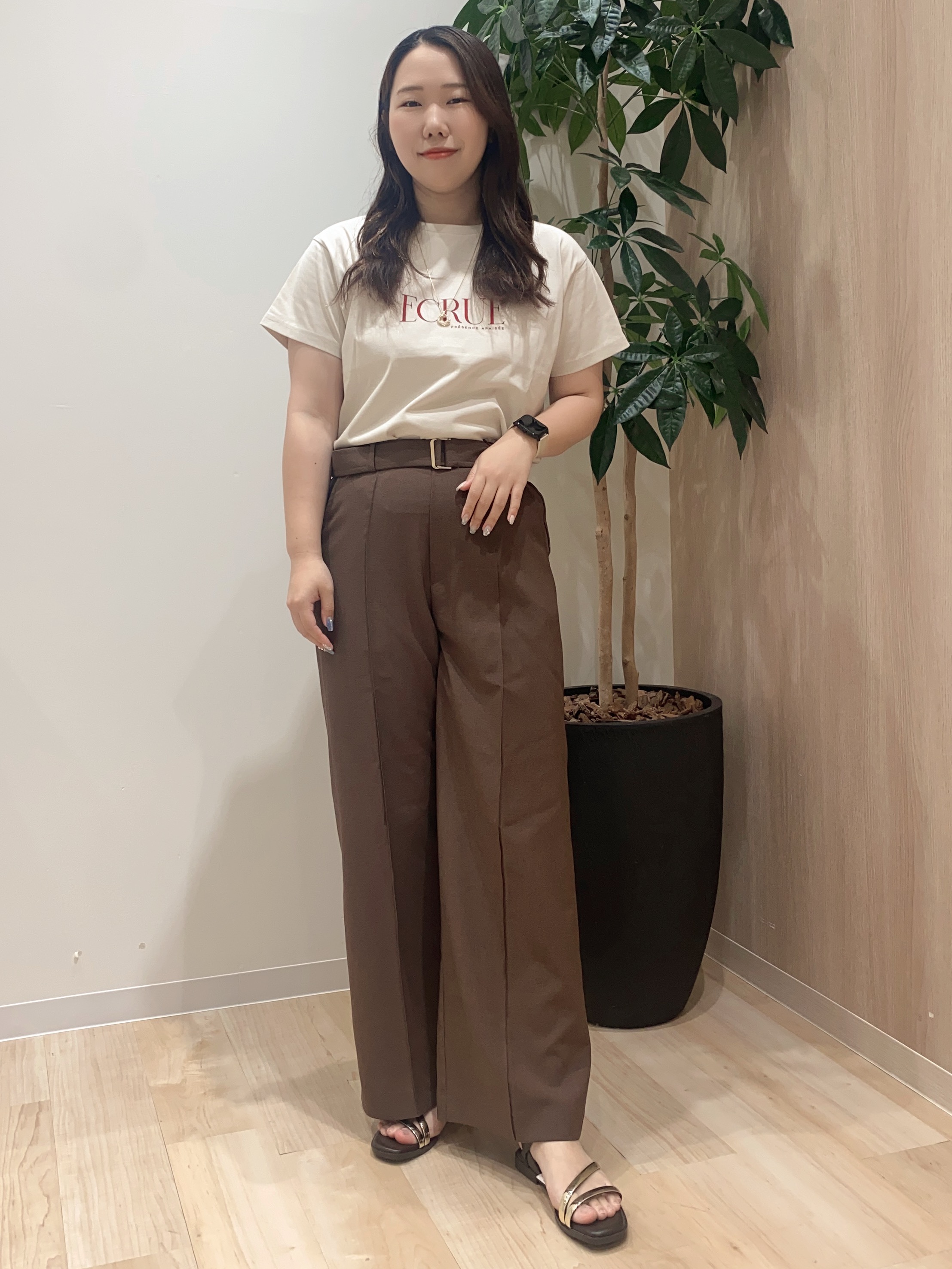 HANAさんの「grove｜【洗濯機OK/SETUP可】シワになりにくいハーフスリーブジャケット」を使ったコーディネート