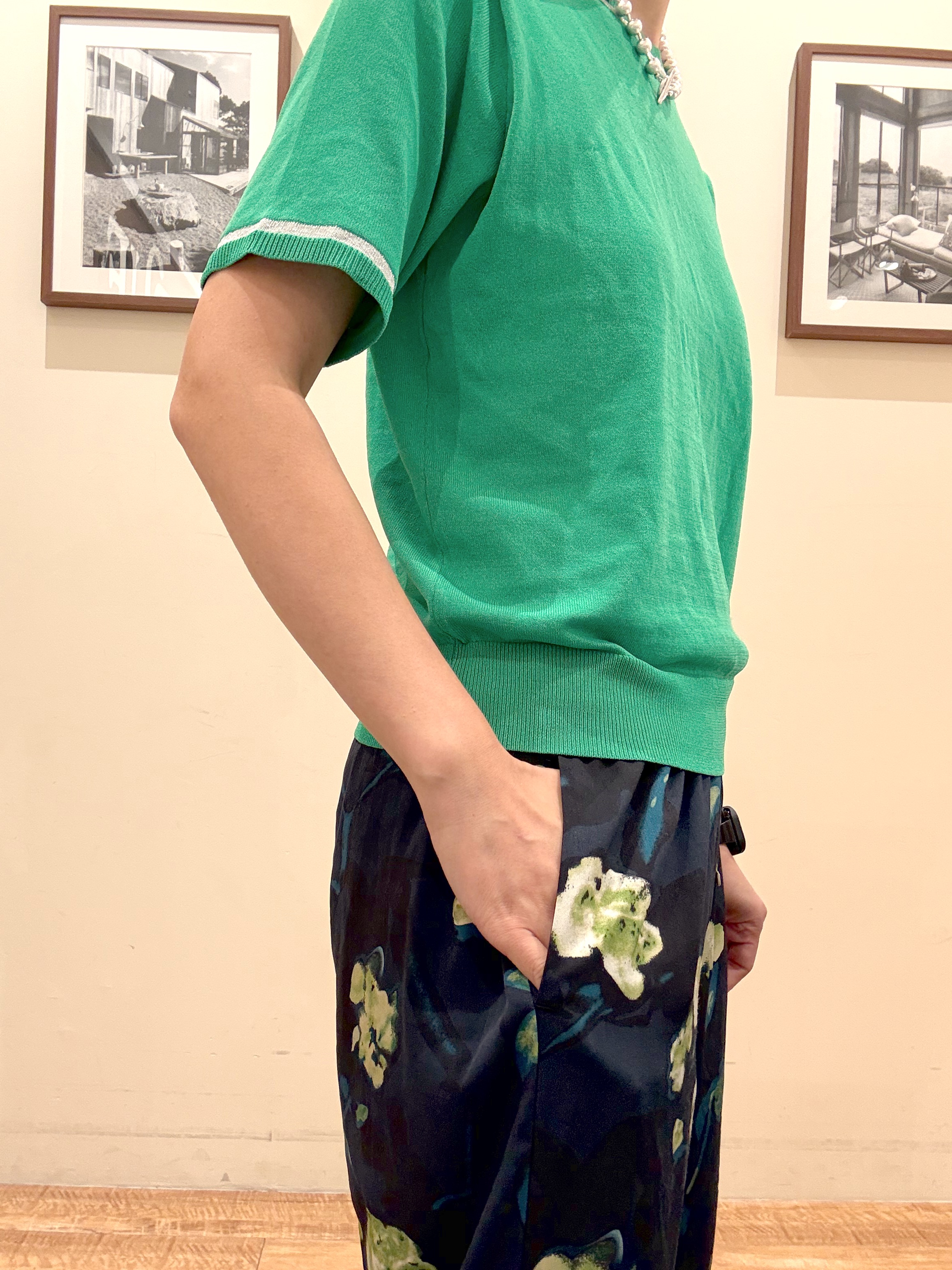 Ayumiさんの「SHOO･LA･RUE｜【S-LL/洗濯機可】夏に使える 程よい透け感のシアーブルゾン」を使ったコーディネート