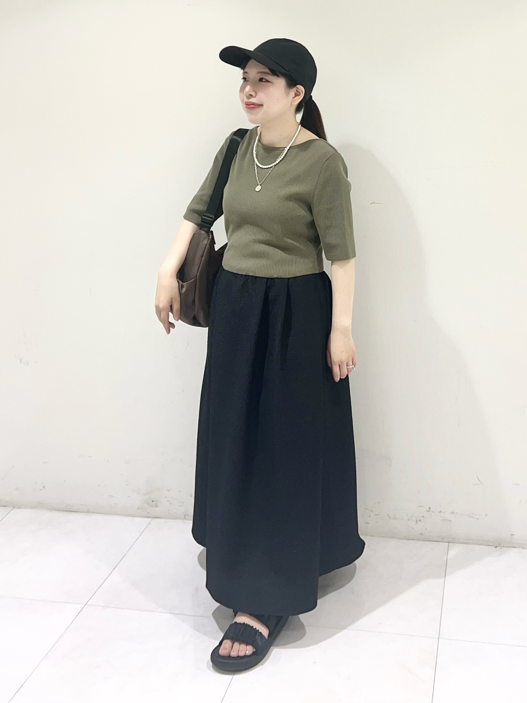 Mitsukiさんの「UNTITLED｜【Made In Japan】ガラスパールレイヤードネックレス」を使ったコーディネート
