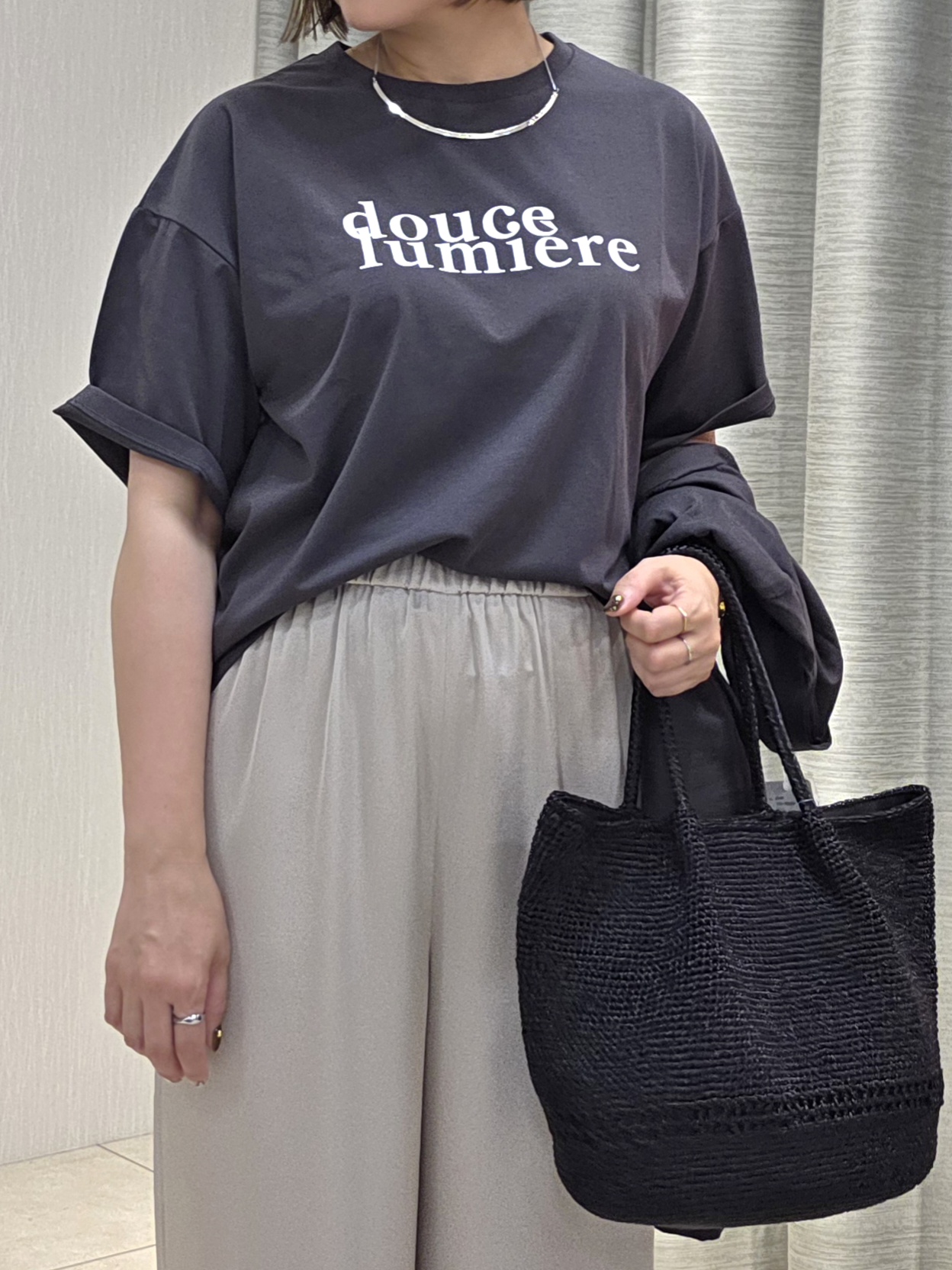 naokoさんの「UNTITLED｜◆【程よいシアー感/洗える】エアリーバイオジャケット」を使ったコーディネート