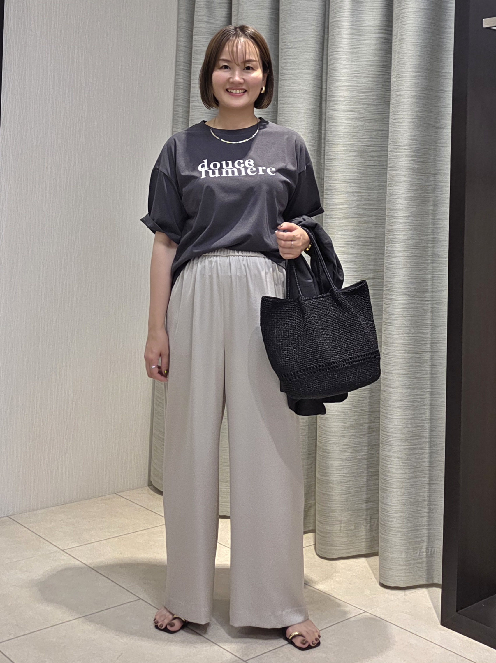 naokoさんの「UNTITLED｜【程よいシアー感/洗える】エアリーバイオジャケット」を使ったコーディネート