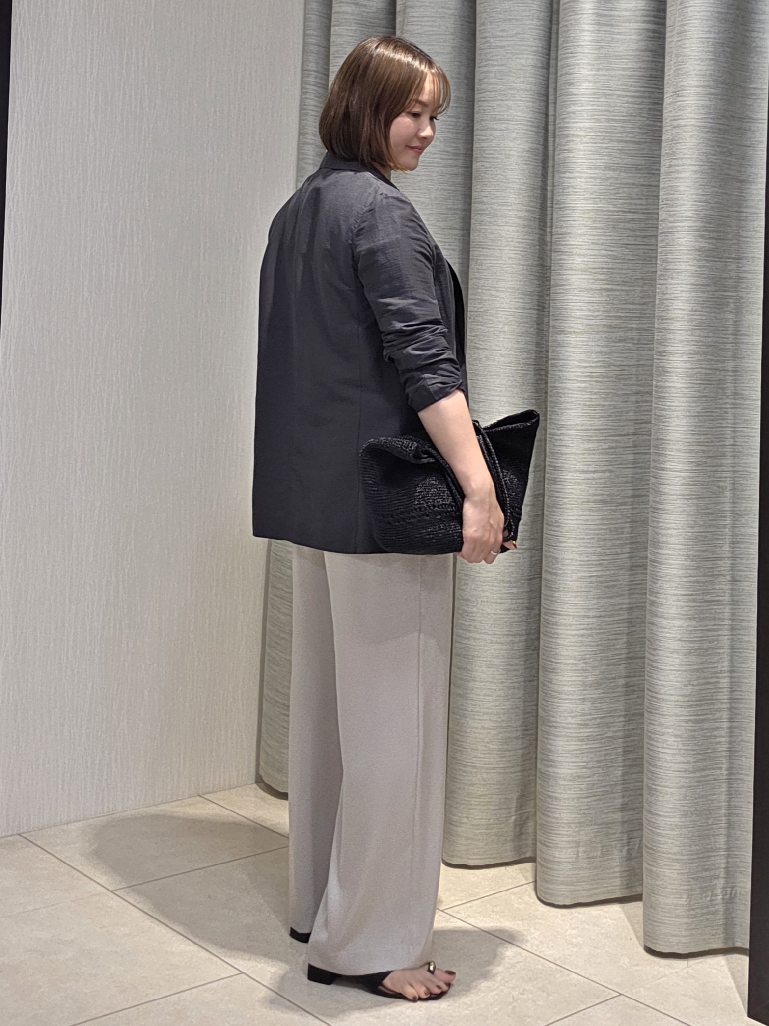 naokoさんの「UNTITLED｜【程よいシアー感/洗える】エアリーバイオジャケット」を使ったコーディネート