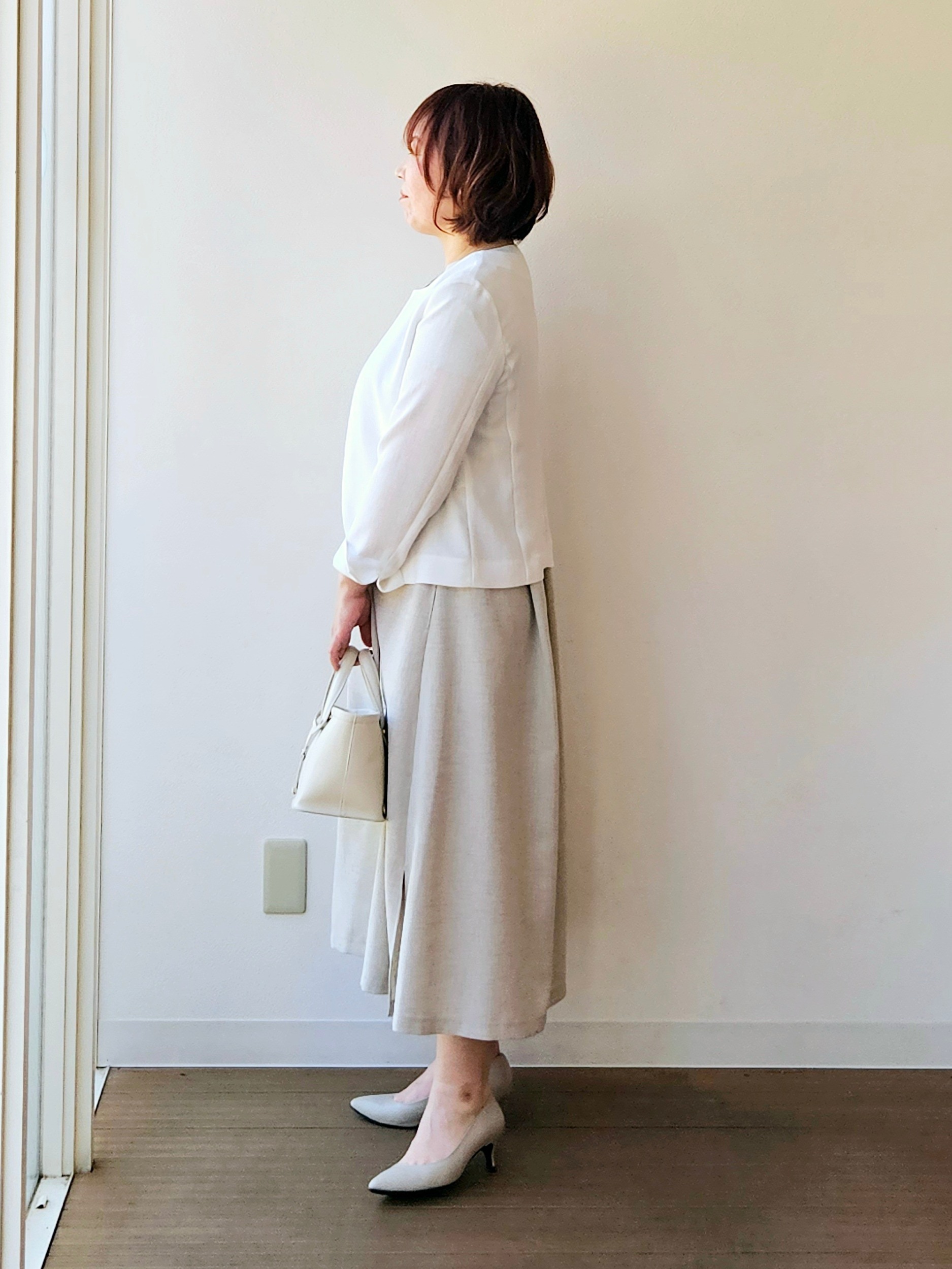 やじまさんの「UNTITLED｜【清涼感/洗える】ミニマルシルエットジャケット」を使ったコーディネート