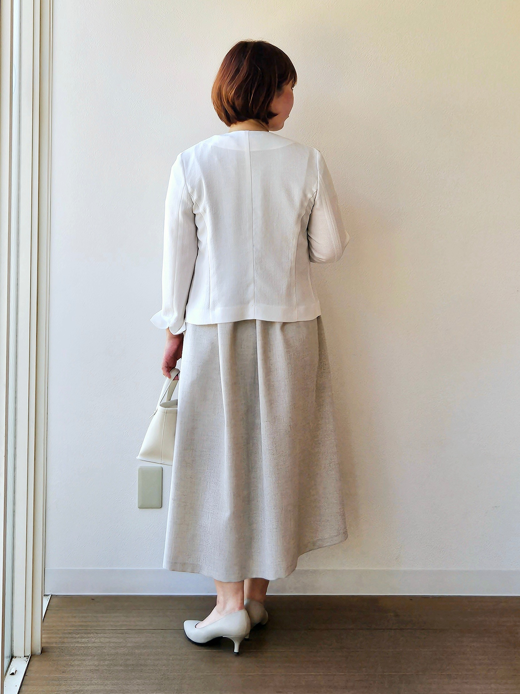 やじまさんの「UNTITLED｜【清涼感/洗える】ミニマルシルエットジャケット」を使ったコーディネート