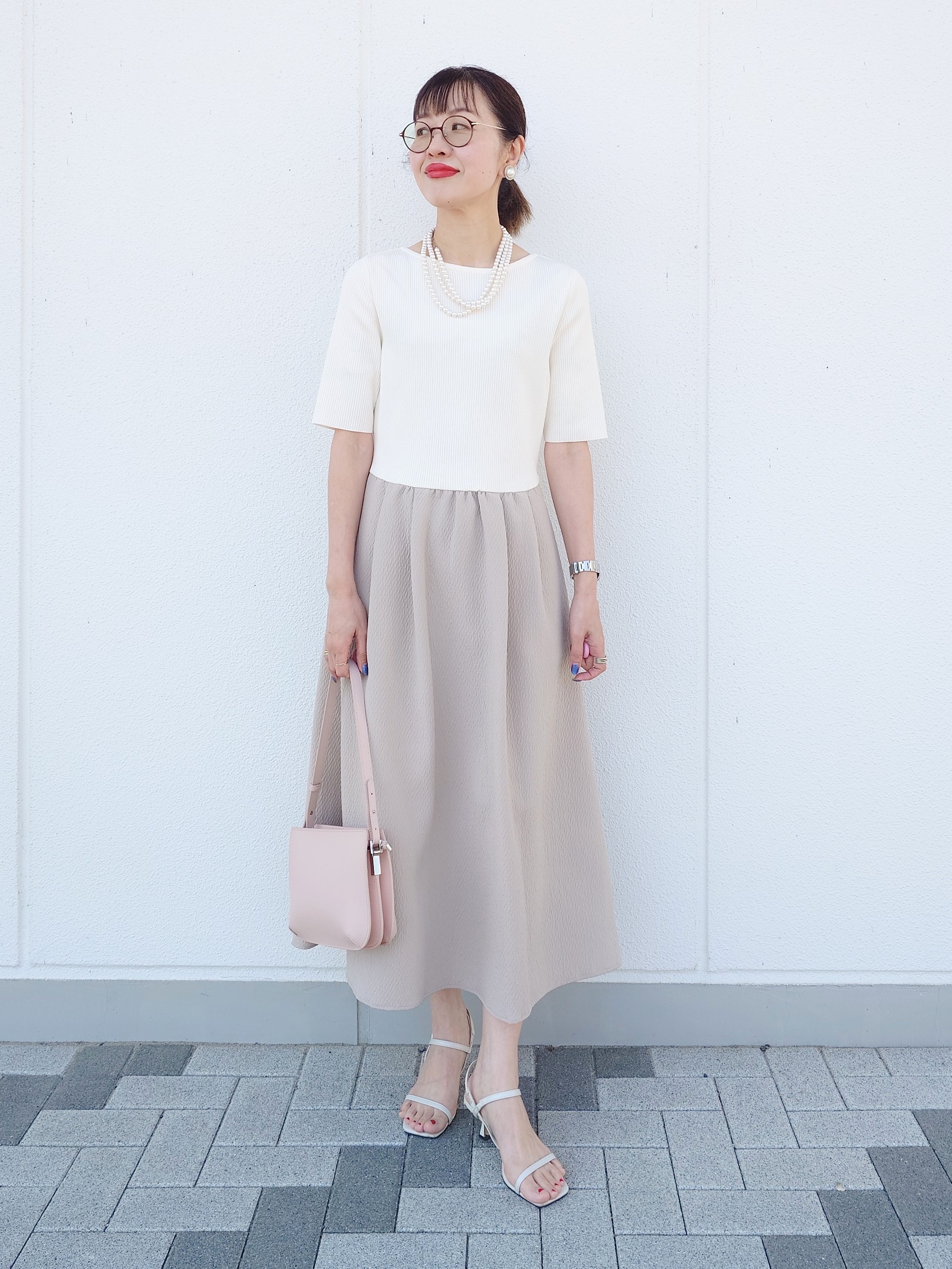 MUTSUKOさんの「UNTITLED｜◆【洗える】シアーブルゾン」を使ったコーディネート