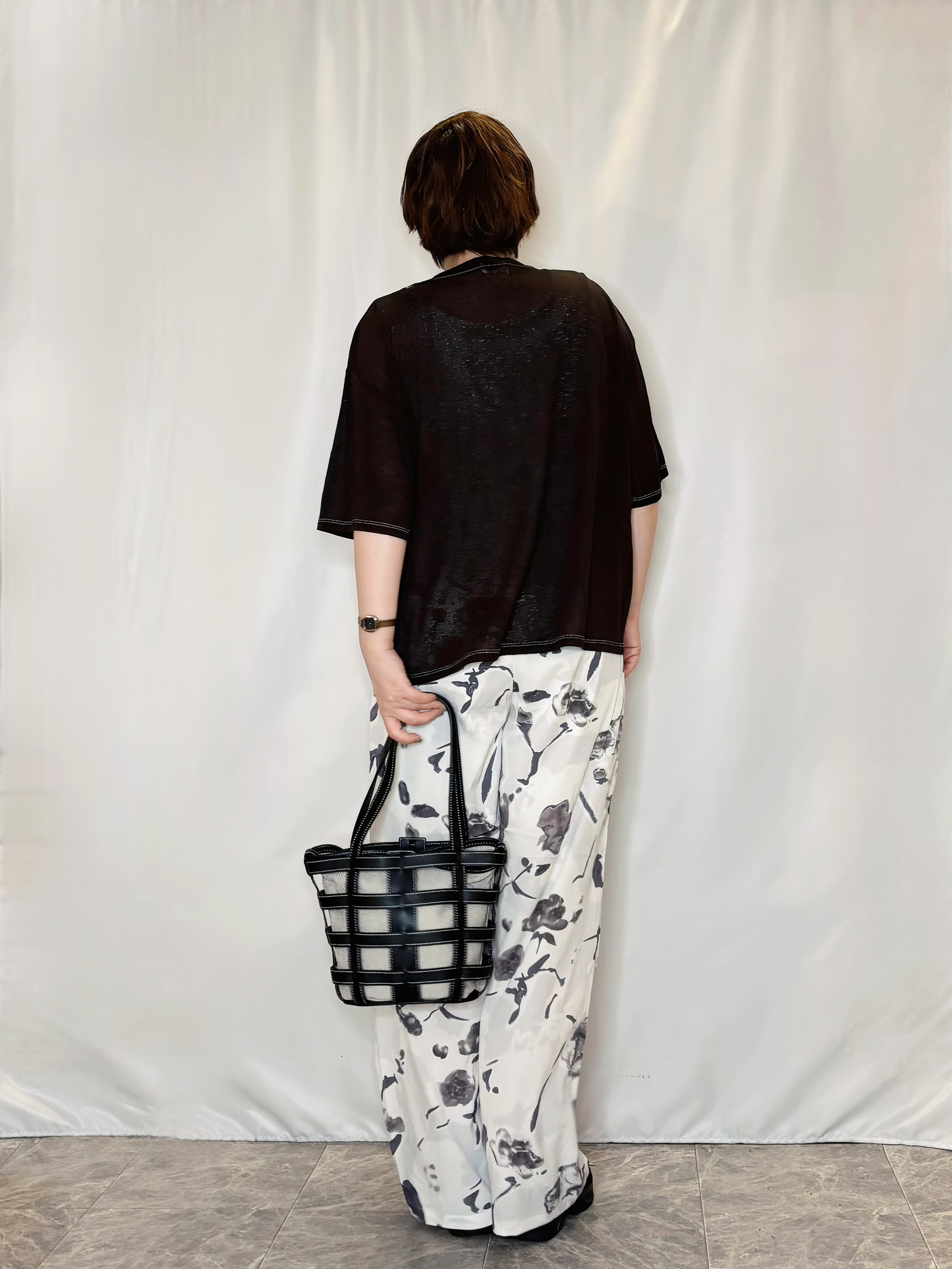 たみさんの「SHOO･LA･RUE｜【S-LL/洗濯機可/体型カバー】ゆるっとこなれる 大人のシアースラブTシャツ」を使ったコーディネート