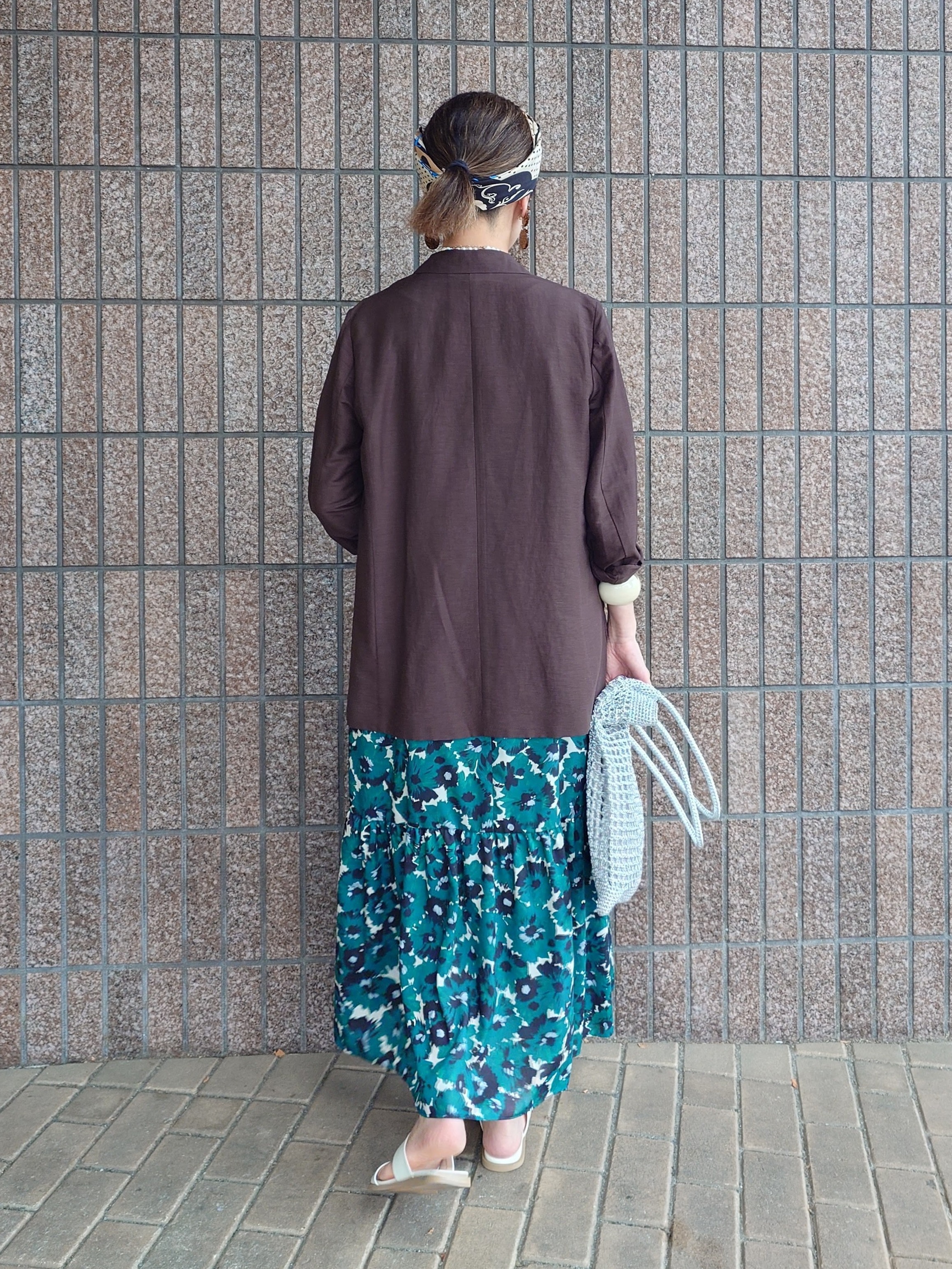 MUTSUKOさんの「UNTITLED｜◆【程よいシアー感/洗える】エアリーバイオジャケット」を使ったコーディネート