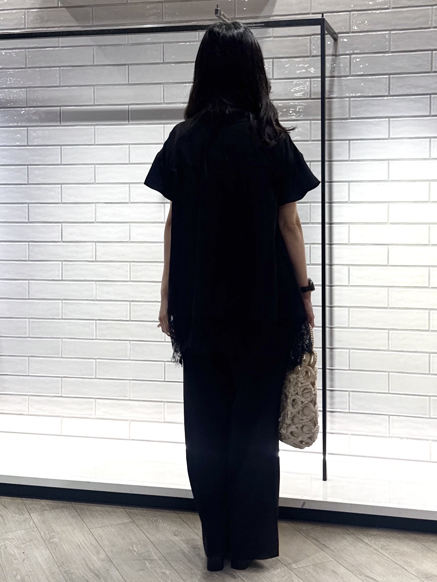 yuicciさんの「OPAQUE.CLIP｜裾レース スキッパーブラウス【洗濯機OK】」を使ったコーディネート
