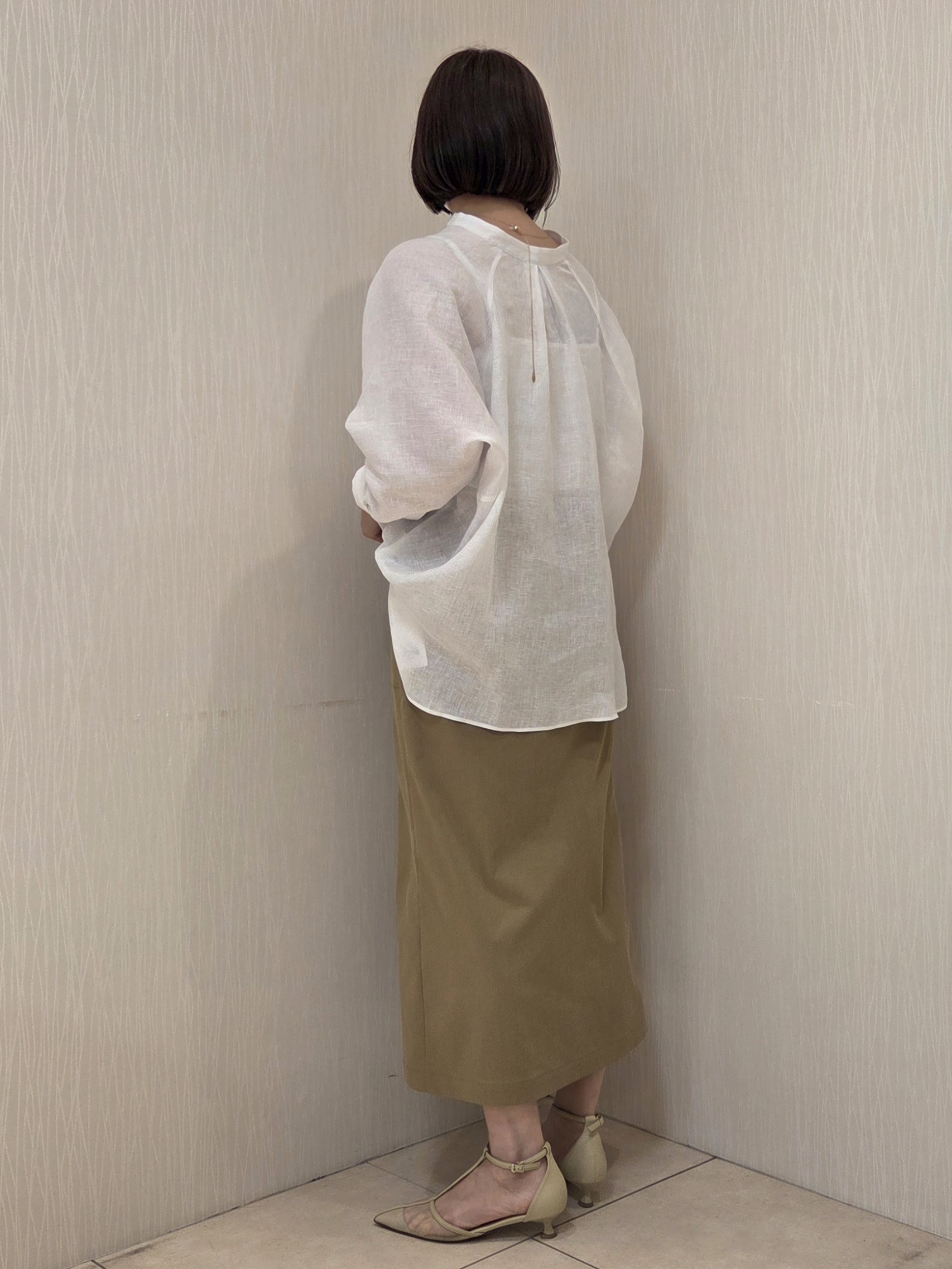 naokoさんの「UNTITLED｜【麻100】リネンドルマンシャツ」を使ったコーディネート