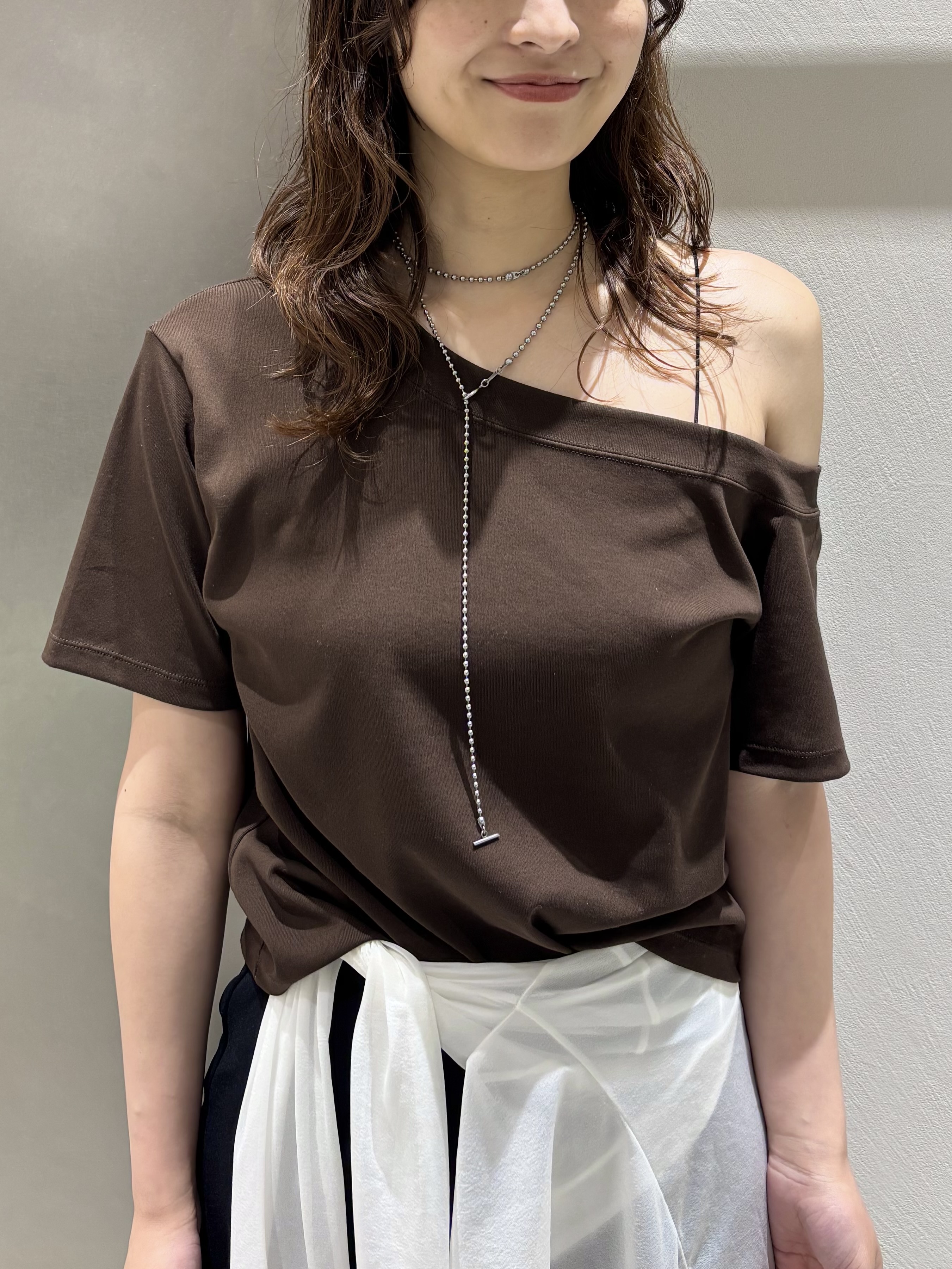 iwamiさんの「CODE A｜PROTAGONISTA｜asymmetry tee」を使ったコーディネート