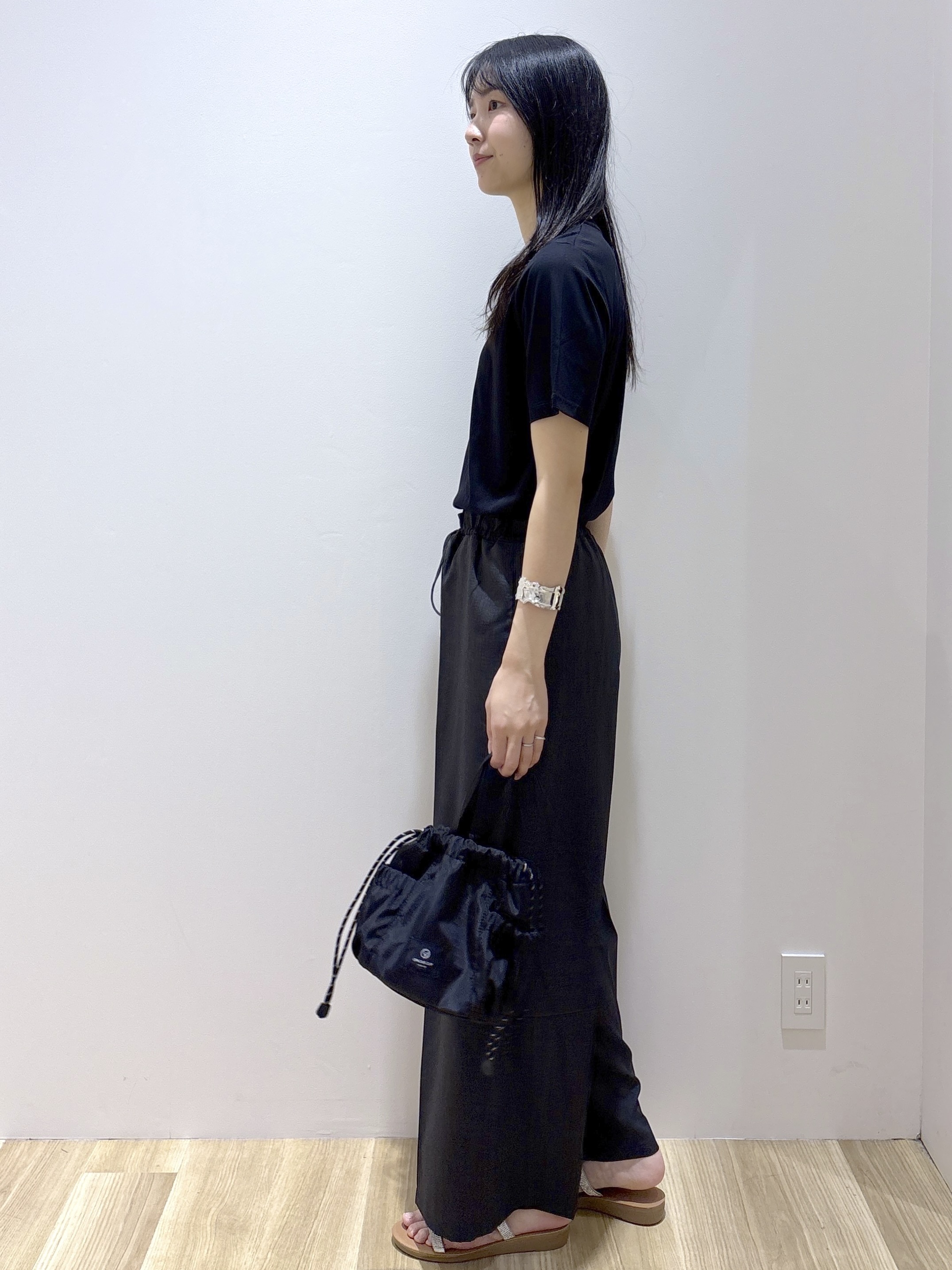 sachikoさんの「OPAQUE.CLIP｜ベーシックTシャツ／オーガニックコットン混【洗濯機OK】」を使ったコーディネート