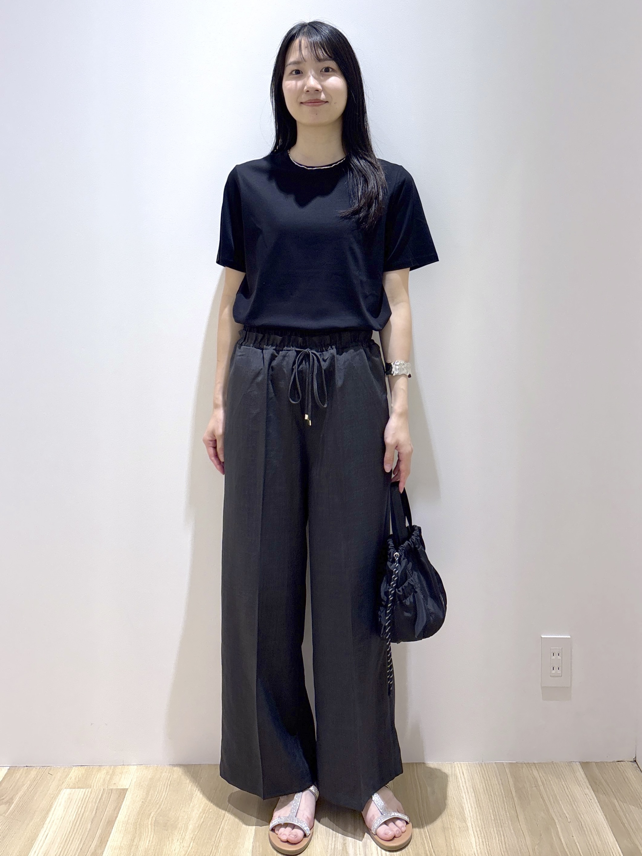 sachikoさんの「OPAQUE.CLIP｜ベーシックTシャツ／オーガニックコットン混【洗濯機OK】」を使ったコーディネート