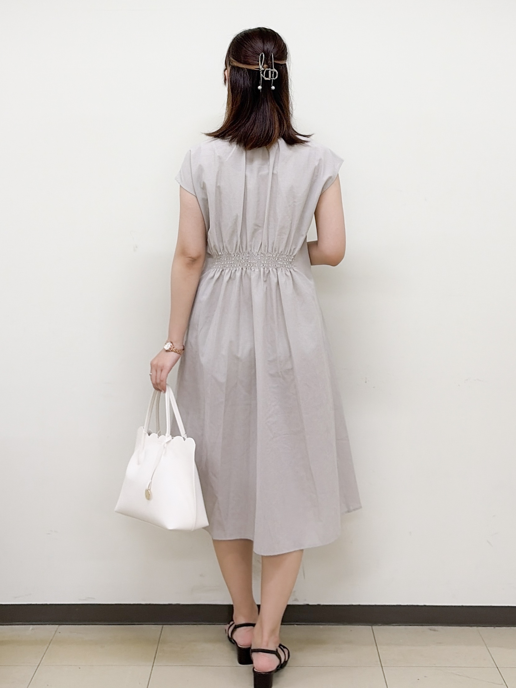 yurinaさんの「index｜《再入荷》ダブルブレストテーラードジャケット【接触冷感／吸水速乾／イージーアイロン／防シワ／洗濯機O」を使ったコーディネート