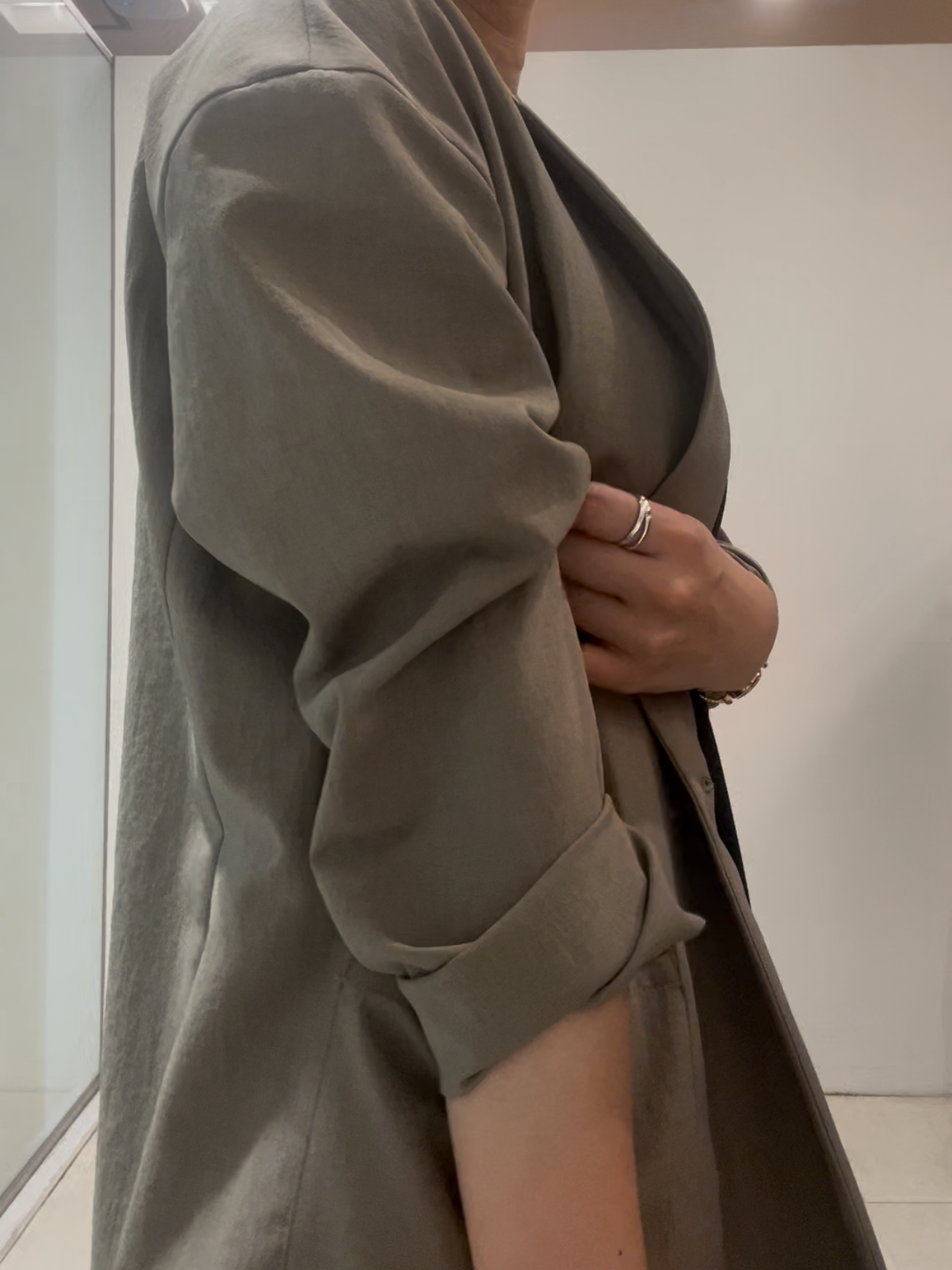 まどかさんの「UNTITLED｜【SS-4Lサイズ／接触冷感／シワになりにくい】リラクシーテーラードジャケット」を使ったコーディネート