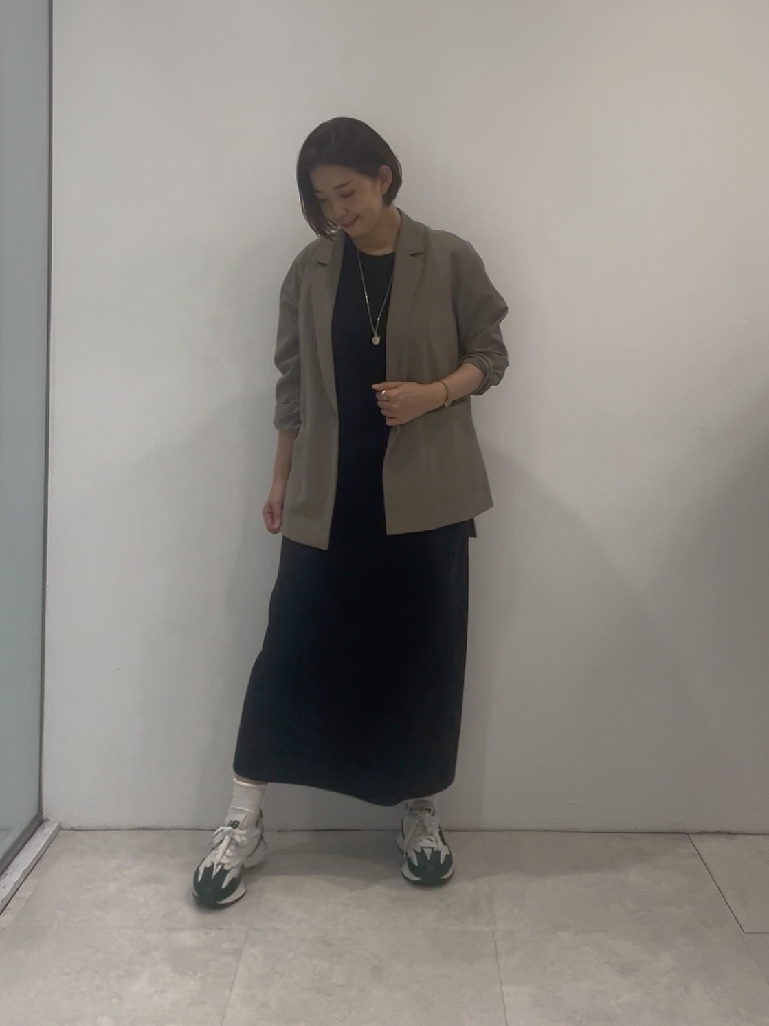 まどかさんの「UNTITLED｜【SS-4Lサイズ／接触冷感／シワになりにくい】リラクシーテーラードジャケット」を使ったコーディネート