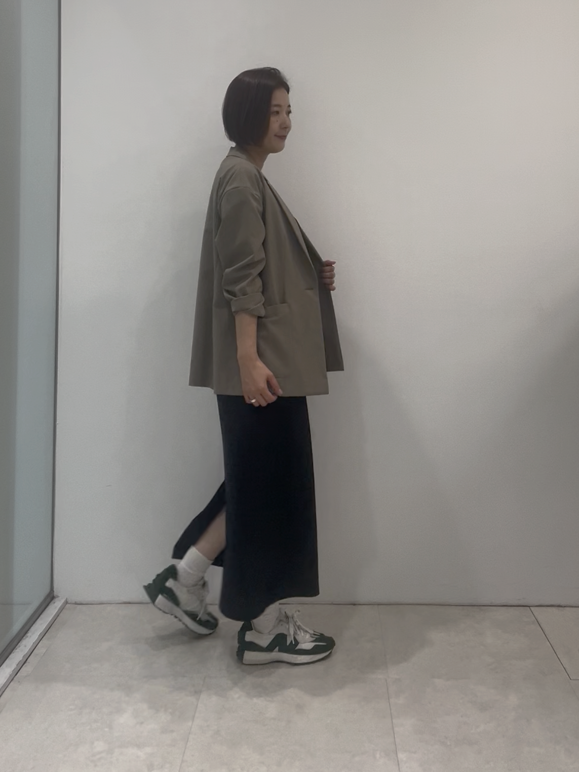 まどかさんの「UNTITLED｜【SS-4Lサイズ／接触冷感／シワになりにくい】リラクシーテーラードジャケット」を使ったコーディネート