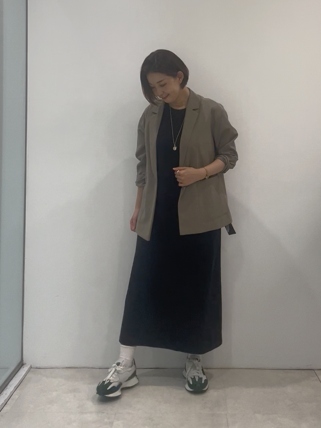 まどかさんの「UNTITLED｜【SS-4Lサイズ／接触冷感／シワになりにくい】リラクシーテーラードジャケット」を使ったコーディネート