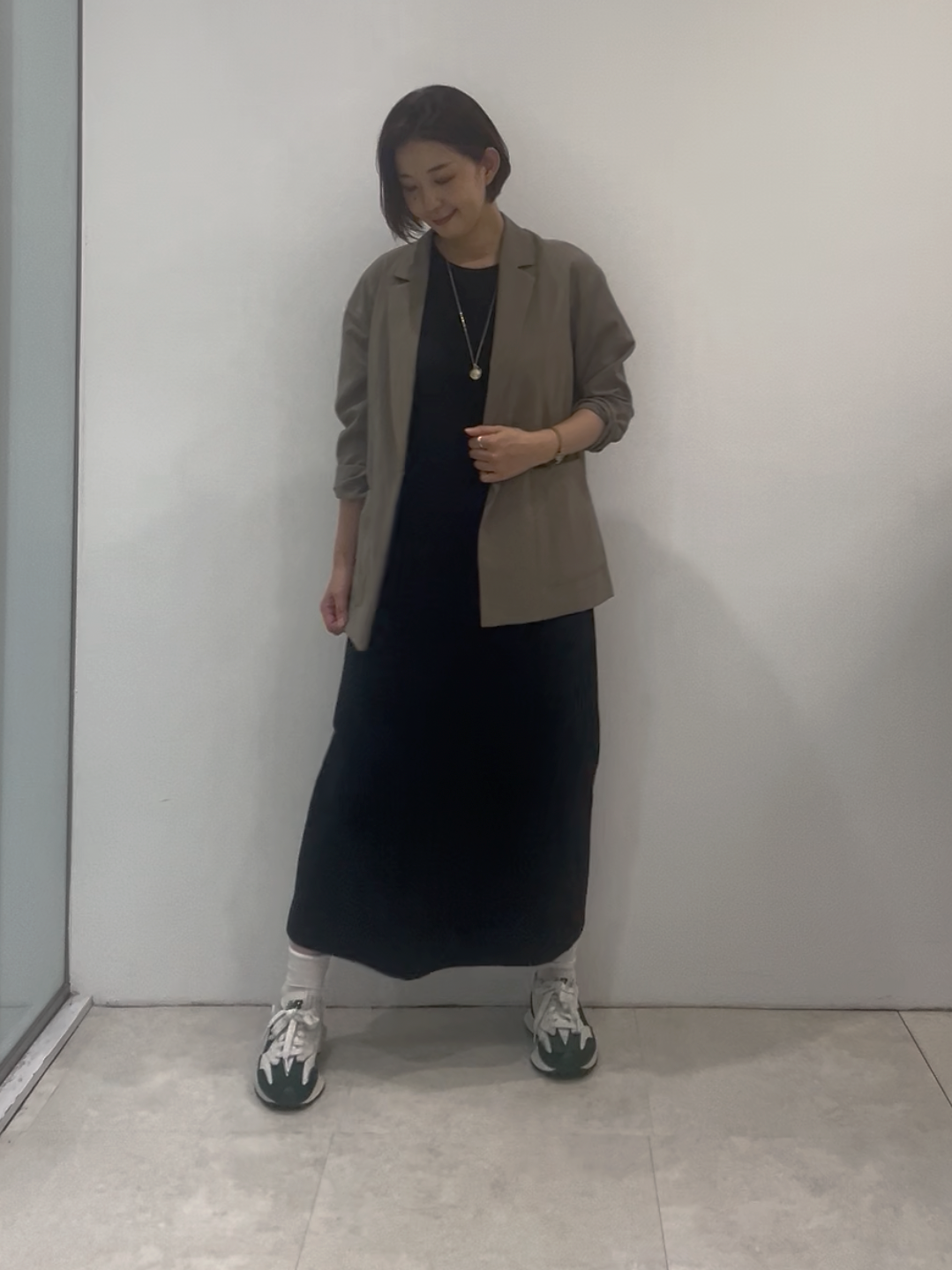 まどかさんの「UNTITLED｜【SS-4Lサイズ／接触冷感／シワになりにくい】リラクシーテーラードジャケット」を使ったコーディネート