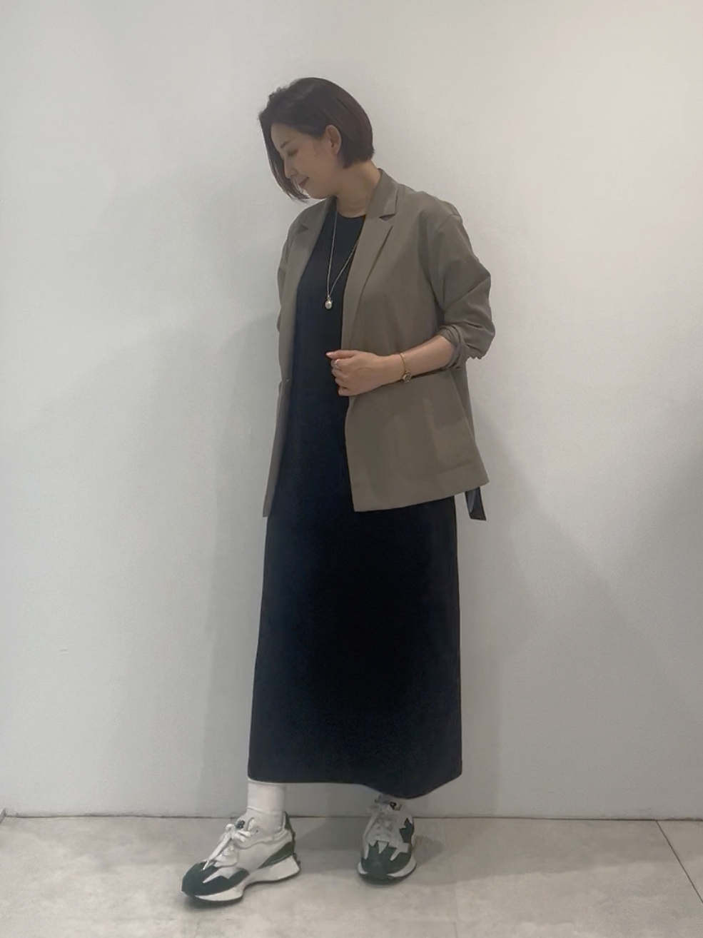 まどかさんの「UNTITLED｜【SS-4Lサイズ／接触冷感／シワになりにくい】リラクシーテーラードジャケット」を使ったコーディネート