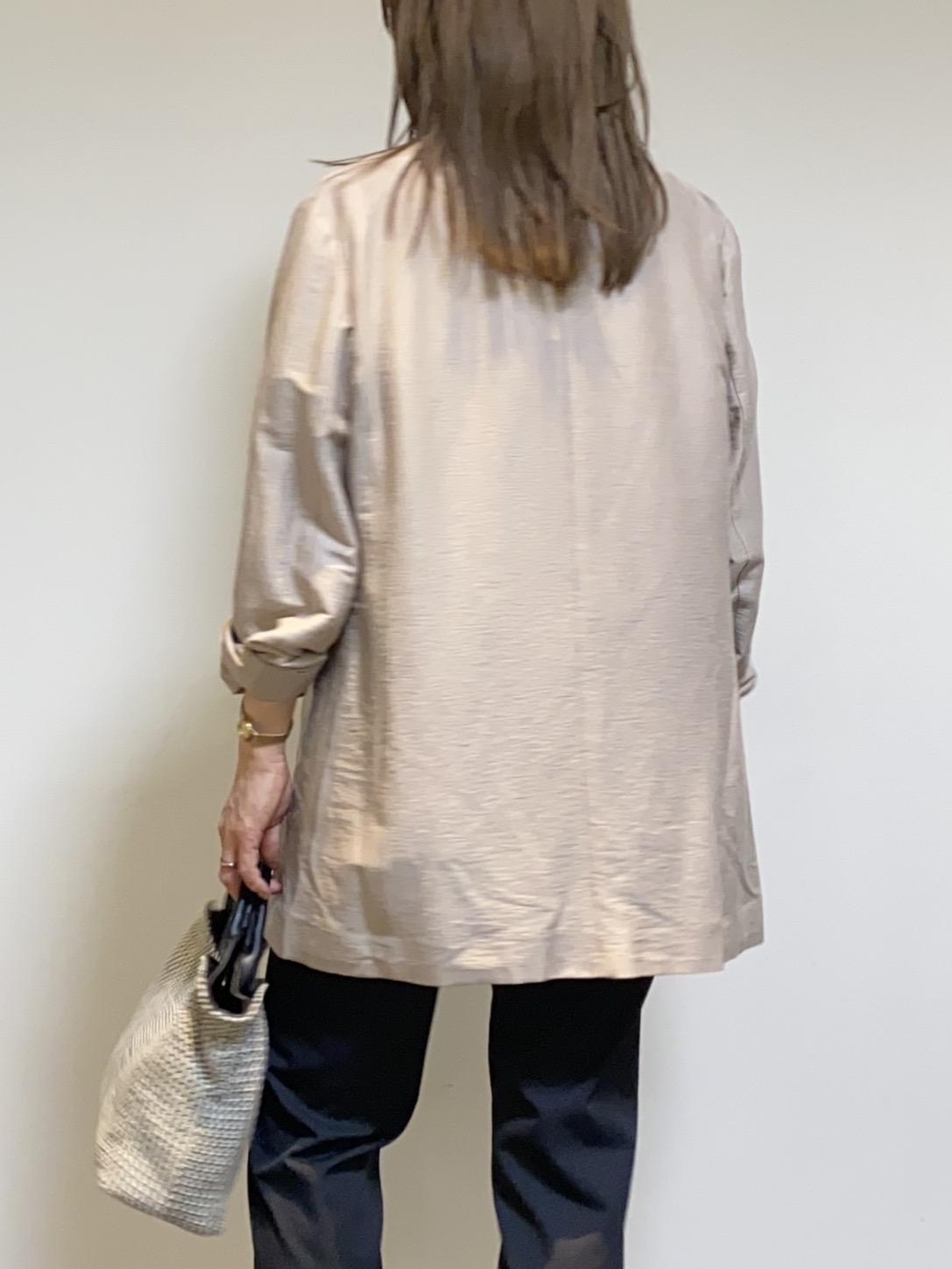tomoさんの「UNTITLED｜◆【程よいシアー感/洗える】エアリーバイオジャケット」を使ったコーディネート