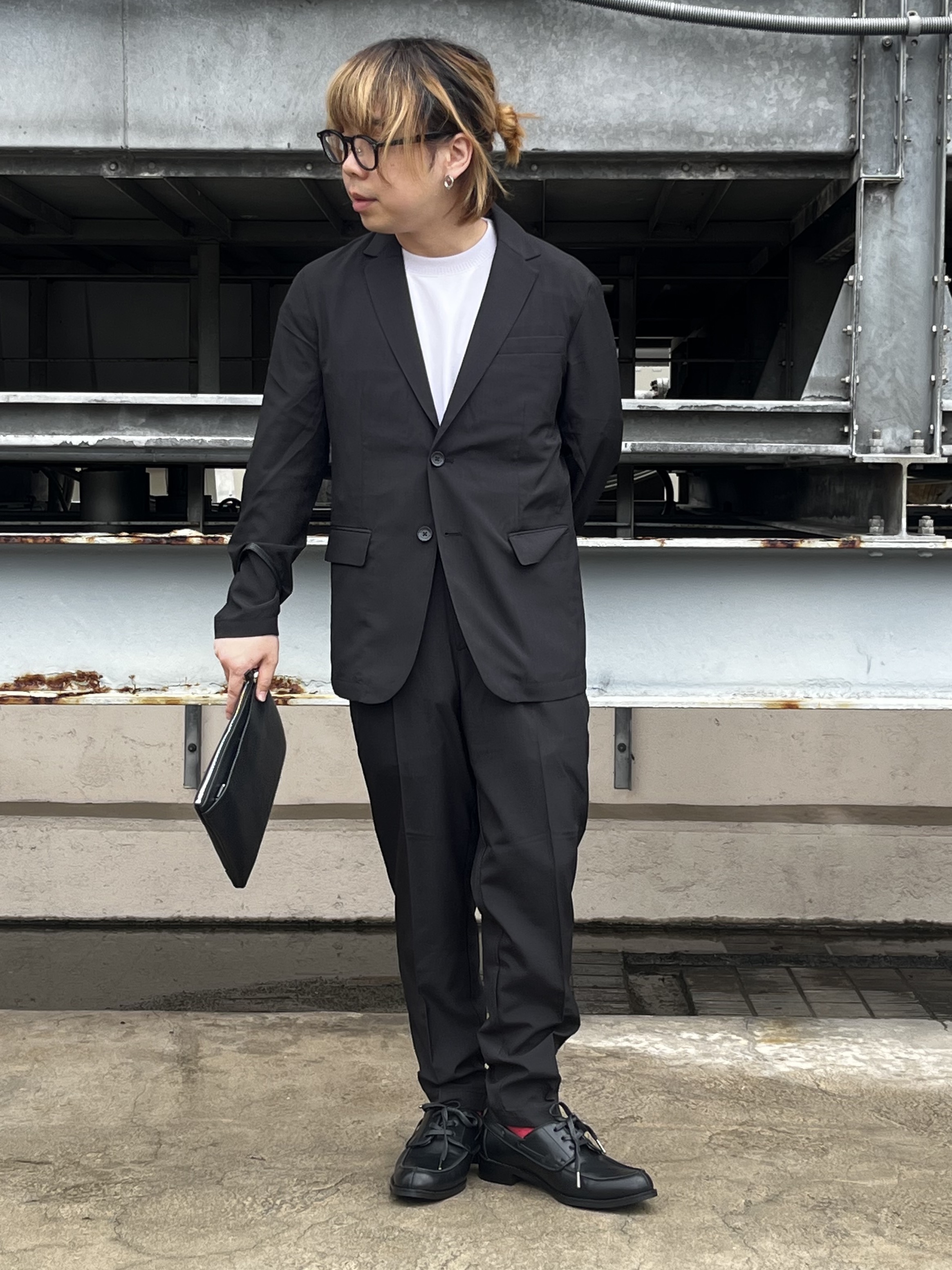 taigaさんの「tk.TAKEO KIKUCHI｜【昨年ランキング1位！】AIRY DRY アソートセットアップ/上下2点セット/吸水速乾/UVカット」を使ったコーディネート
