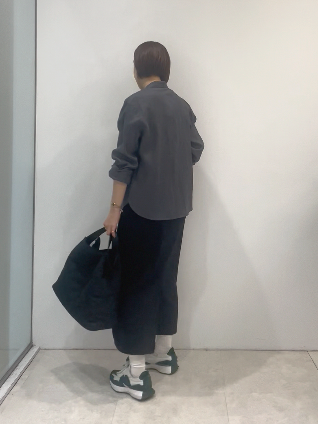 まどかさんの「UNTITLED｜【接触冷感】ドライタッチシャツ」を使ったコーディネート