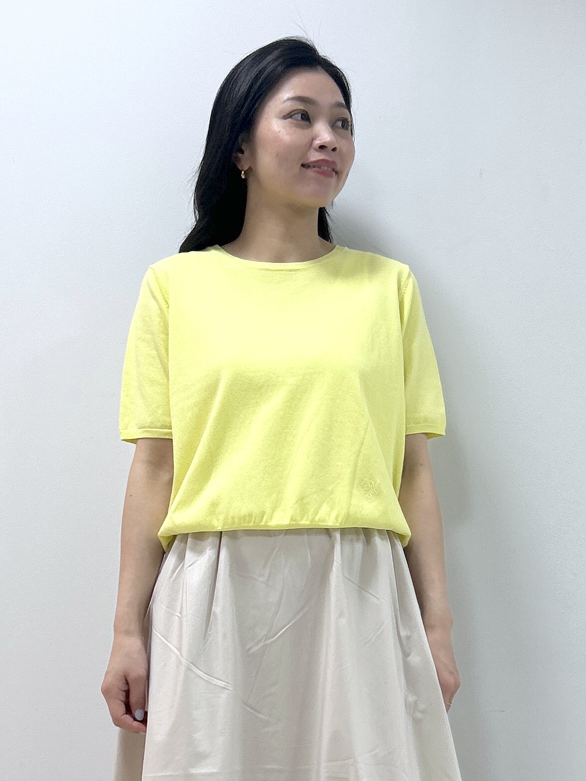 Kaiさんの「Dessin｜【9色展開/接触冷感/UVカット】ドライタッチサマーニットT」を使ったコーディネート