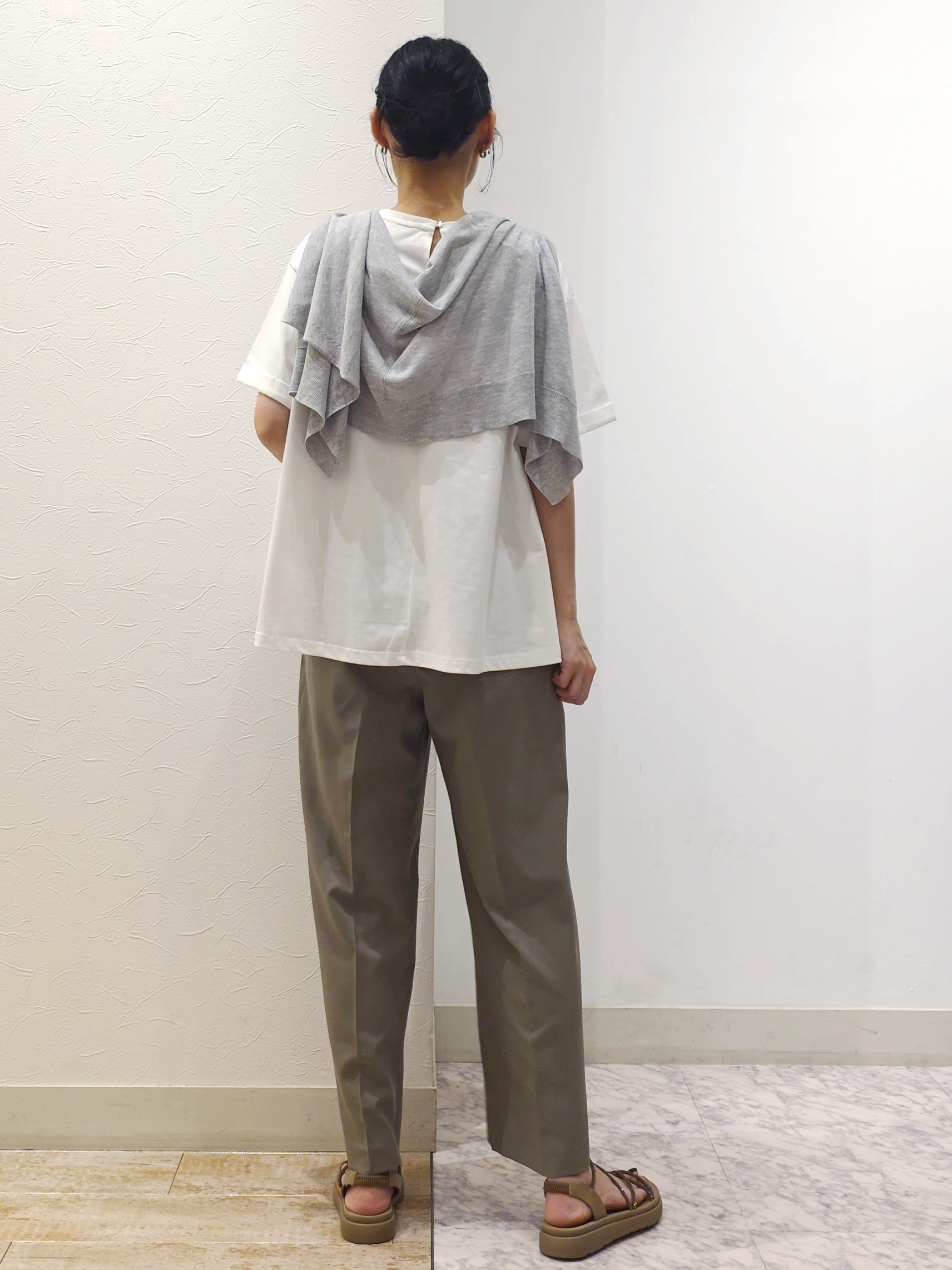 ケイさんの「grove｜【遮熱／吸水速乾／UVカット】フレアシルエットTシャツ」を使ったコーディネート