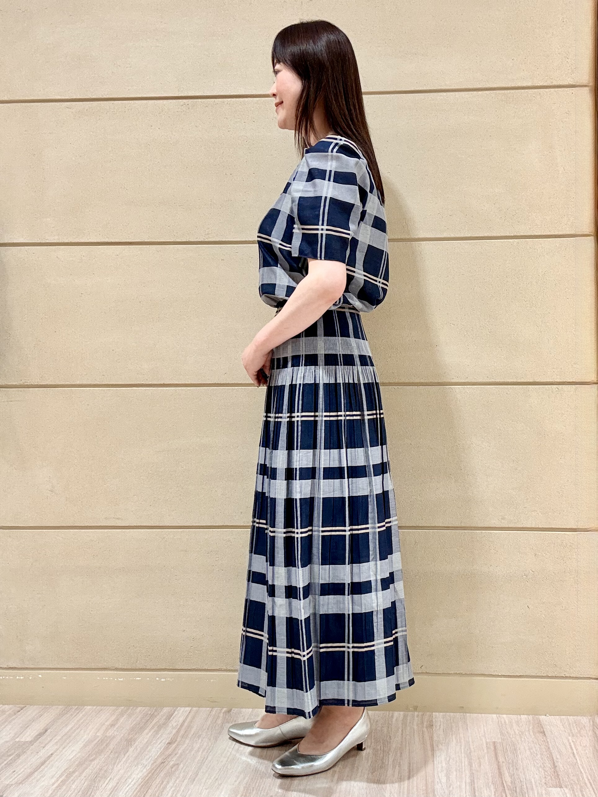 Marさんの「Reflect｜【UVカット／接触冷感／吸水速乾】フレアスリーブペプラムカットソー」を使ったコーディネート