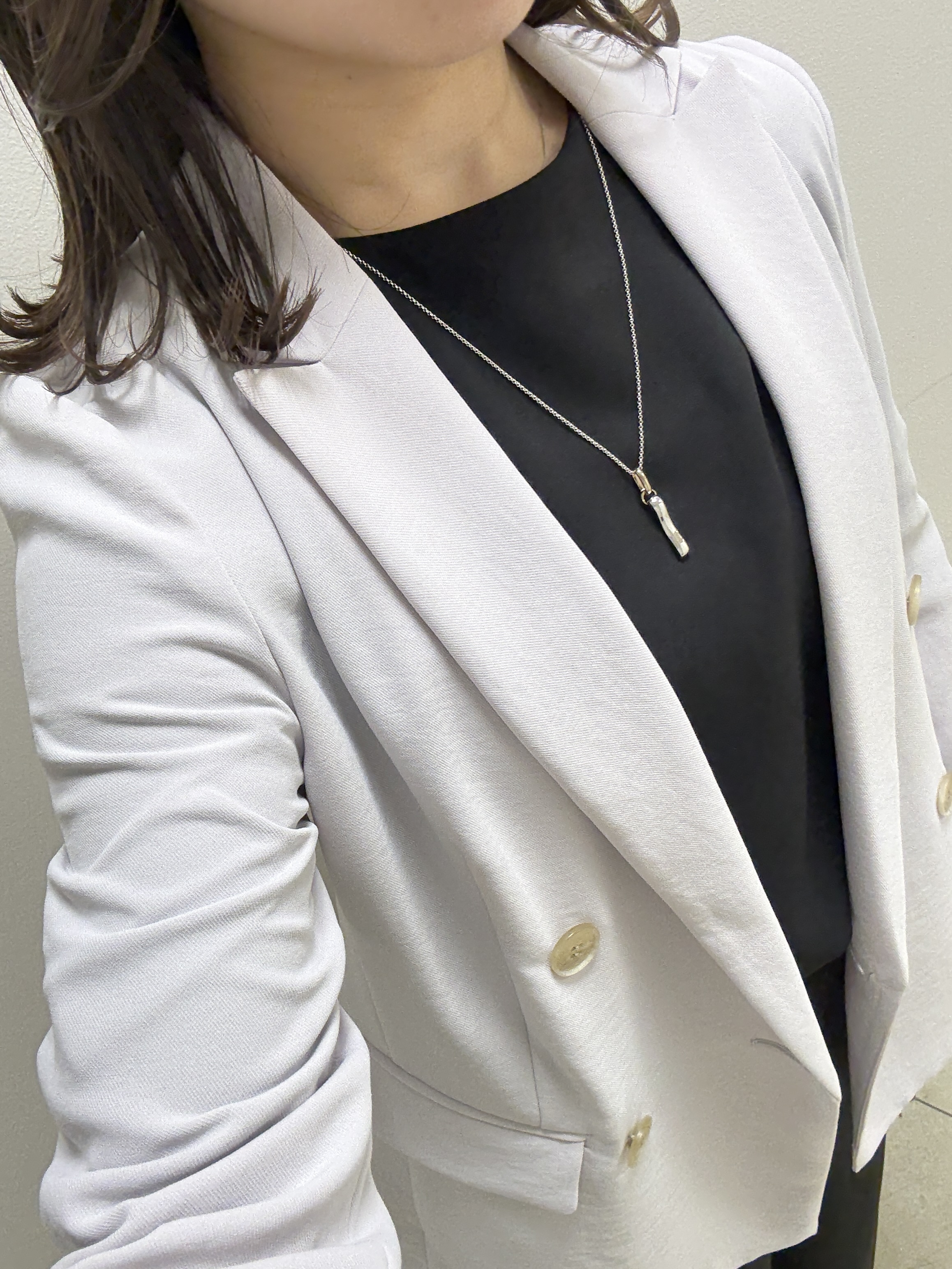 kahoさんの「INDIVI｜【洗える／多機能／SETUP可】着る日傘ダブルジャケット」を使ったコーディネート