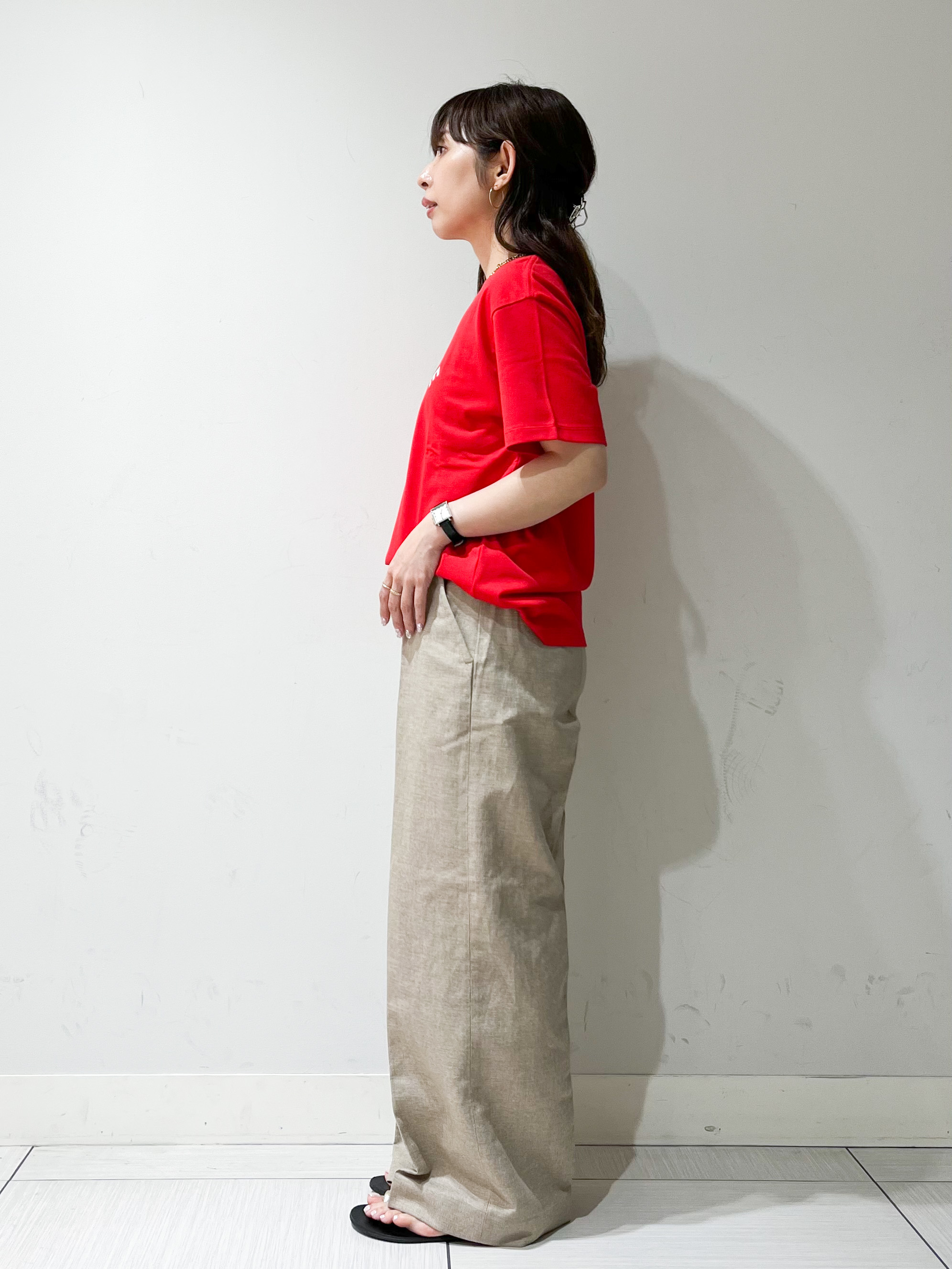 じゅんさんの「DRESSTERIOR｜ル ミラクルロゴT」を使ったコーディネート