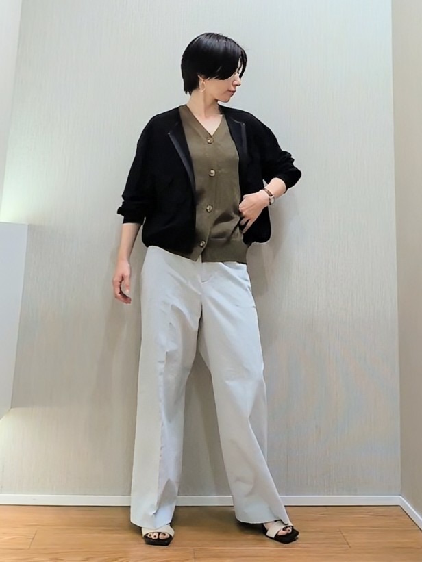 ミズタさんの「UNTITLED｜◆【洗える】シアーブルゾン」を使ったコーディネート