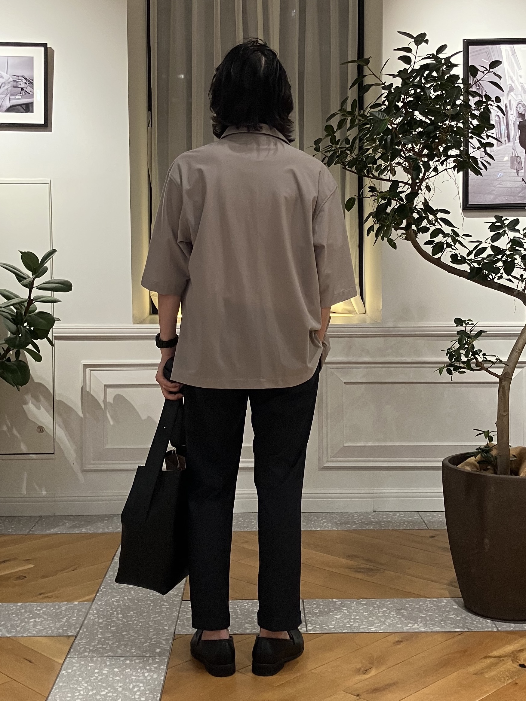 junyaさんの「DRESSTERIOR｜◆【接触冷感/UVカット/ウォッシャブル/Safari5月号掲載】AIRTOOL ハーフスリーブシャ」を使ったコーディネート