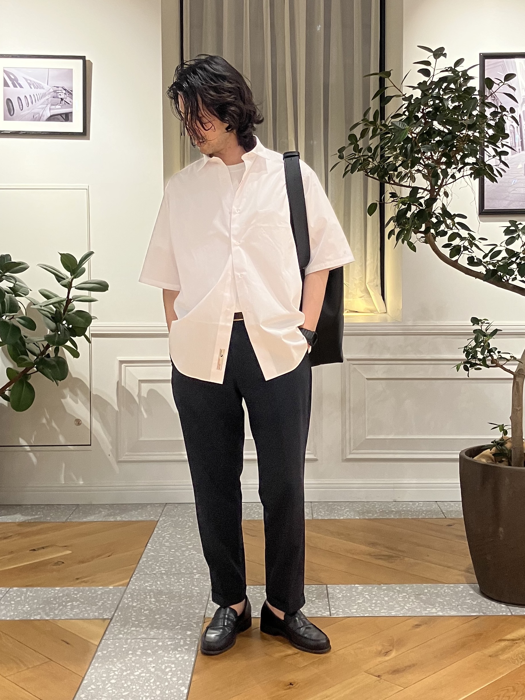 junyaさんの「DRESSTERIOR｜【干場義雅&times;DRESSTERIOR/再入荷】シドグラスシャツ」を使ったコーディネート