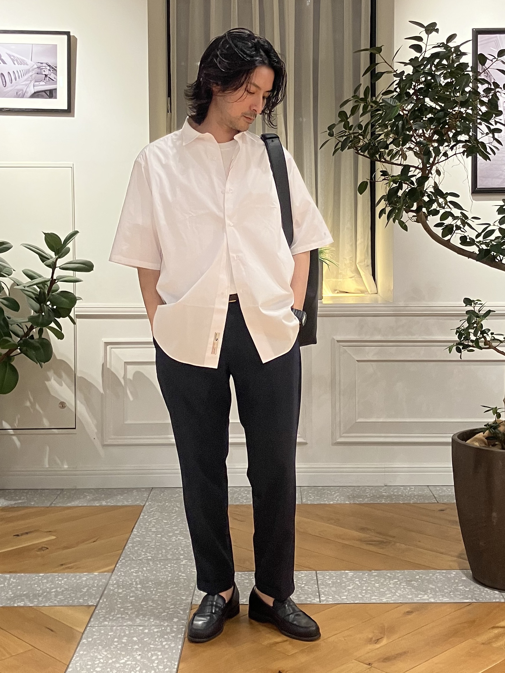 junyaさんの「DRESSTERIOR｜【干場義雅&times;DRESSTERIOR/再入荷】シドグラスシャツ」を使ったコーディネート