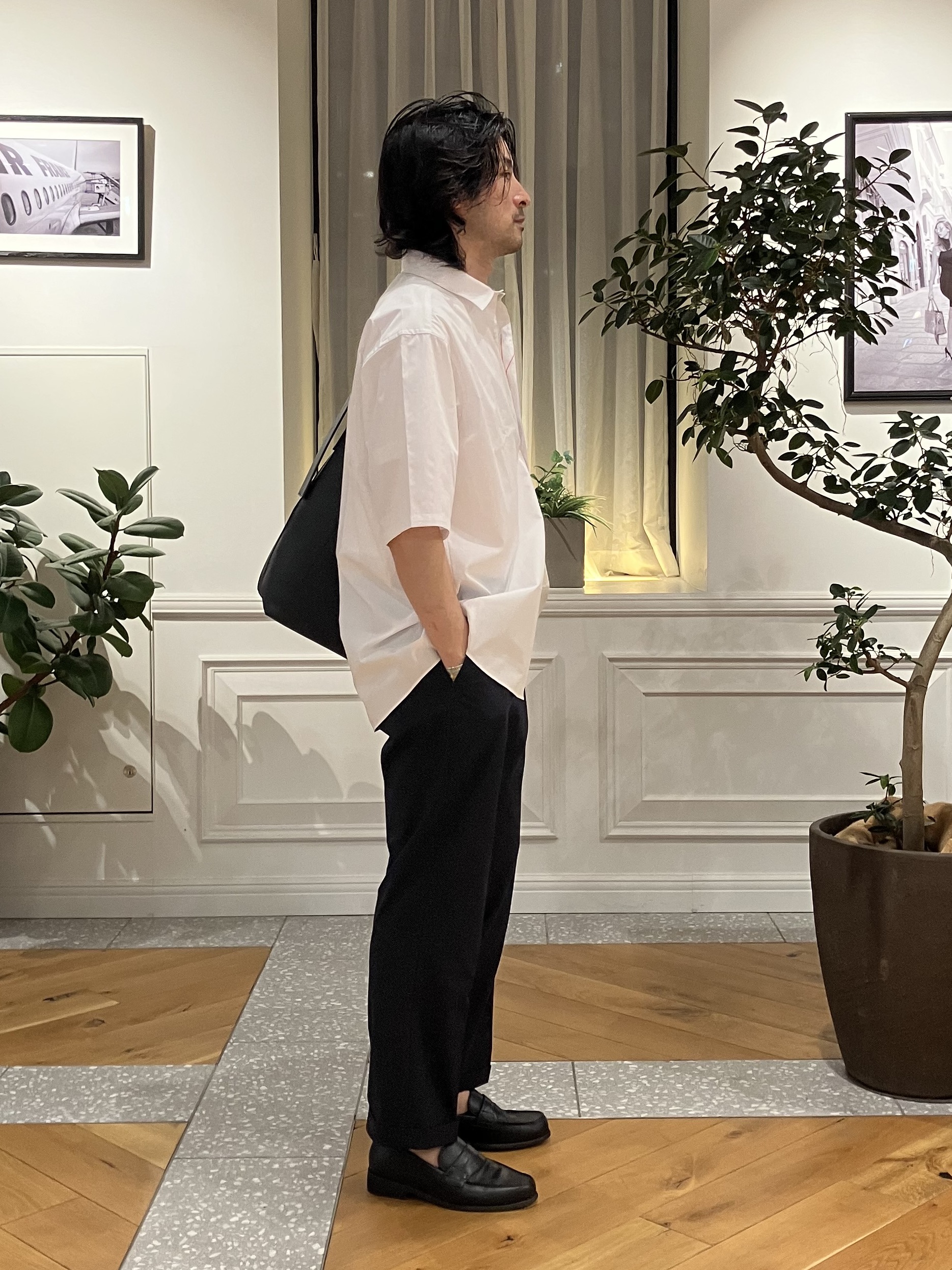 junyaさんの「DRESSTERIOR｜【干場義雅&times;DRESSTERIOR/再入荷】シドグラスシャツ」を使ったコーディネート