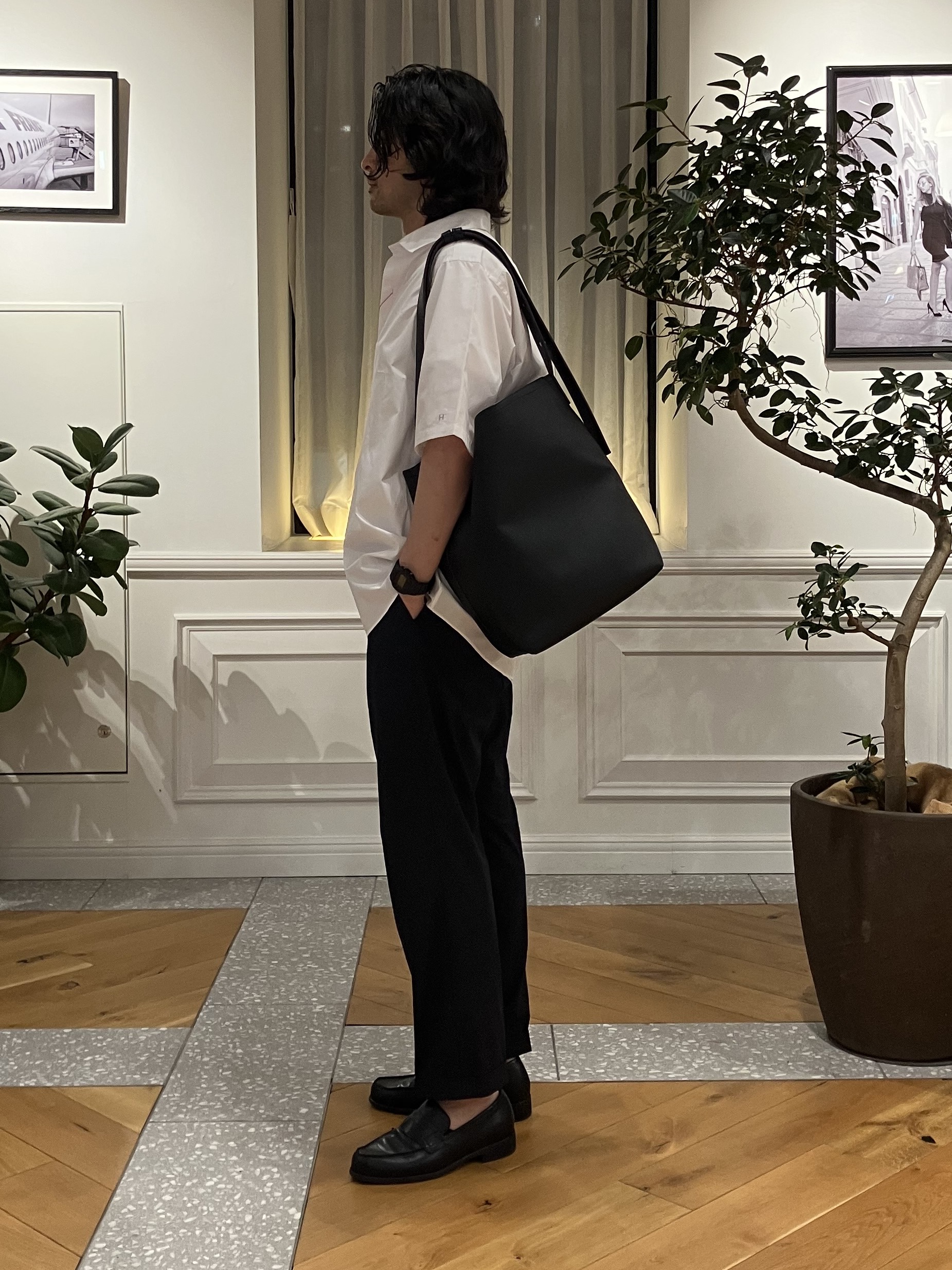 junyaさんの「DRESSTERIOR｜【干場義雅&times;DRESSTERIOR/再入荷】シドグラスシャツ」を使ったコーディネート